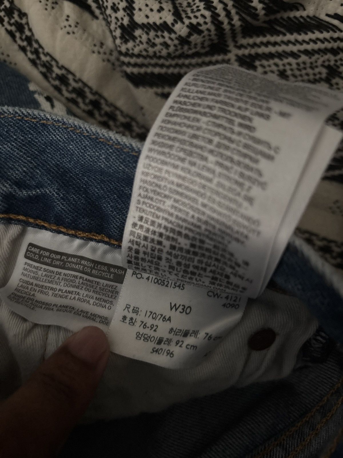 DENIM TEARS × Stussy Stussy X Denim Tears Jeans Size US 30 / EU 46 - 5 Thumbnail
