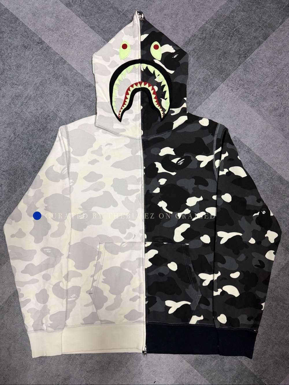 Bape Multi Camo Shark Hoodie in Size XL Size US XL / EU 56 / 4 - 1 Thumbnail