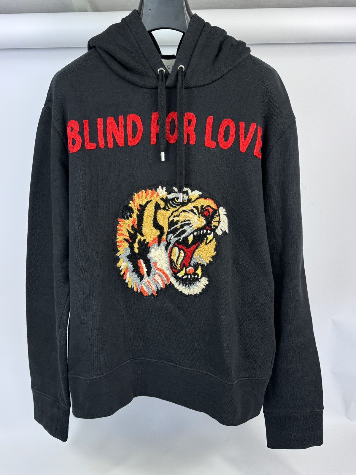 BLIND FOR LOVE EMBROIDERED HOODIE