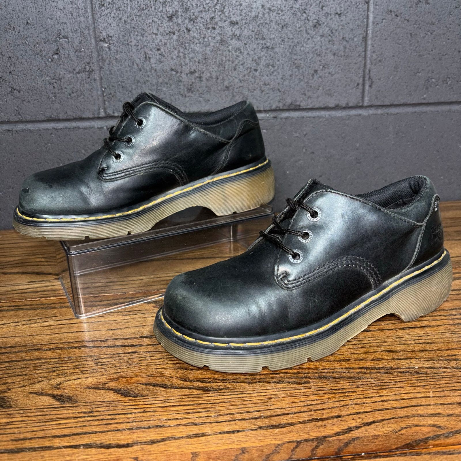 Dr. Martens Dr. Martens Chunky Platform Y2K Oxford Shoes Black Womens 10 Size US 10 / IT 40 - 2 Thumbnail