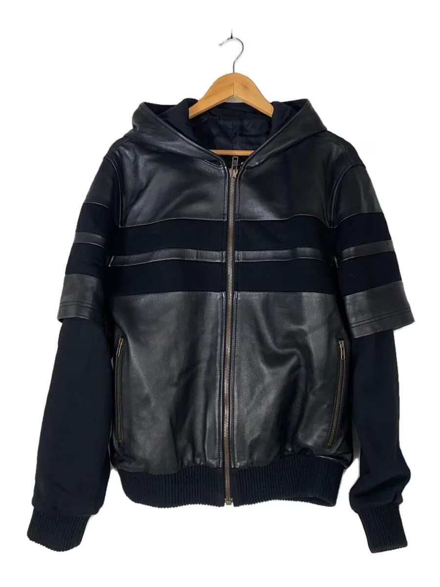 image of Givenchy Hybrid Leather Jacket, Men's (Size Large)