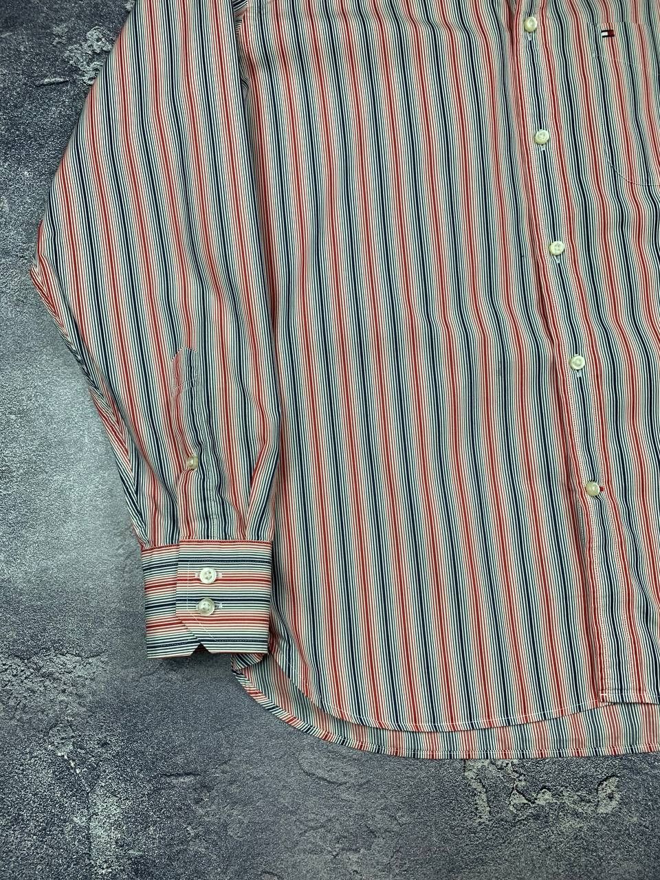 Tommy Hilfiger Tommy Hilfiger Mens Multicolor Striped Regular Fit Size US S / EU 44-46 / 1 - 4 Thumbnail
