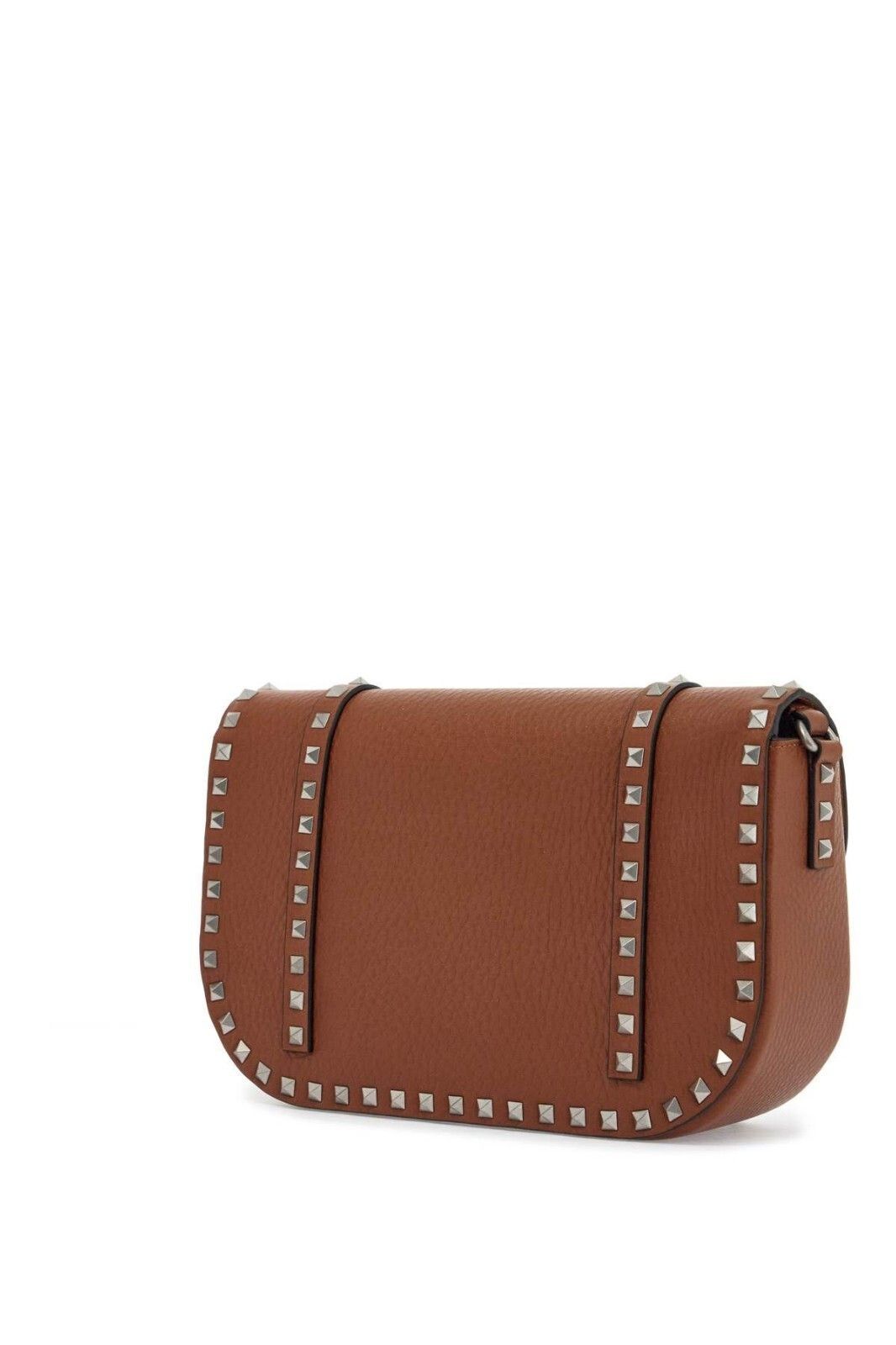 Valentino Valentino Rockstud Medium Brown Leather Messenger New Size ONE SIZE - 2 Thumbnail