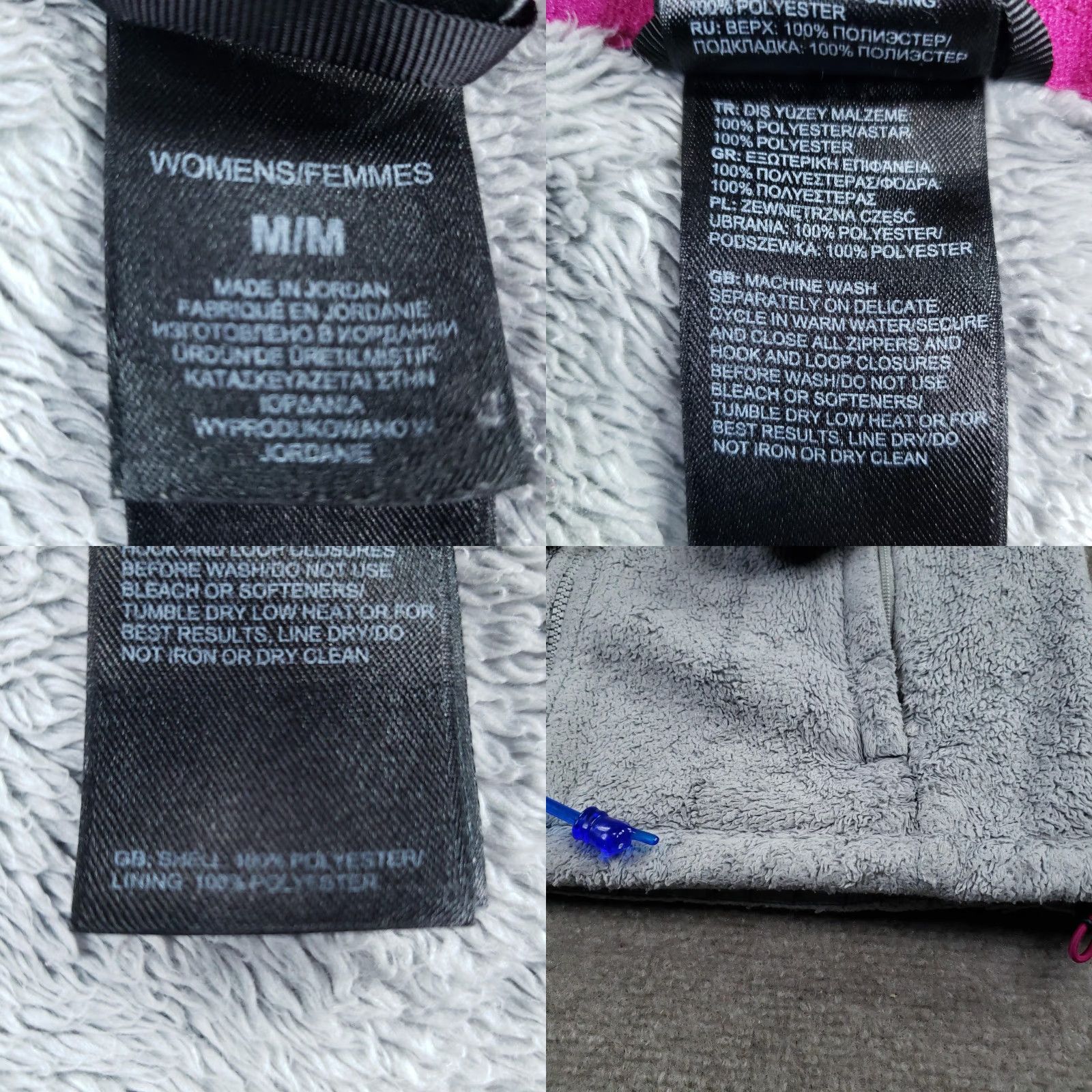 The North Face The North Face Jacket Womens M Gray Fleece Full Zip Pockets Z Size M / US 6-8 / IT 42-44 - 8 Thumbnail
