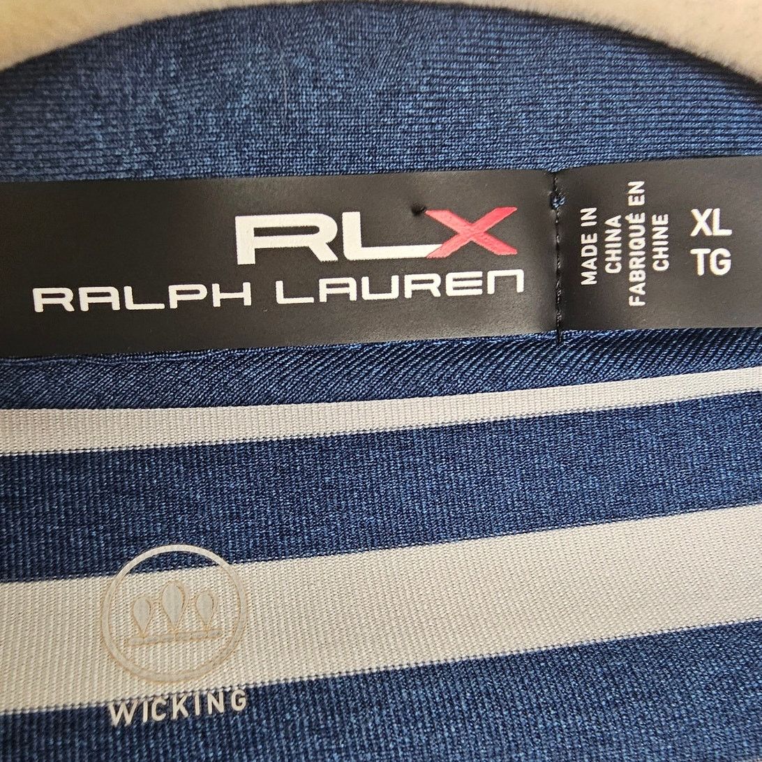 RLX Ralph Lauren Ralph Lauren RLX Striped Golf Polo Shirt XXL Active Athletic Size US XL / EU 56 / 4 - 6 Thumbnail