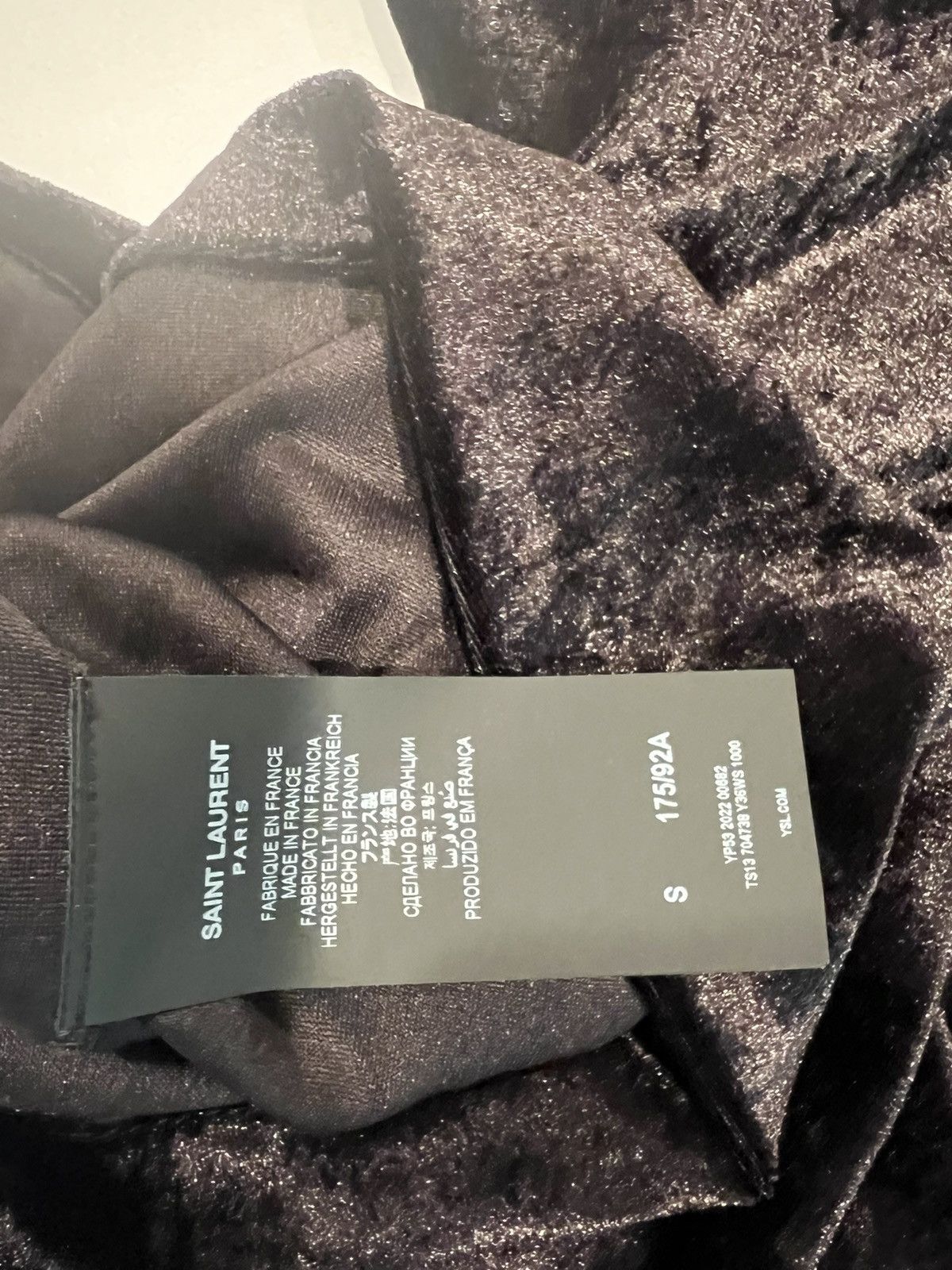 Saint Laurent Paris Saint Laurent wrap velvet shirt tunic.S . $1190 Size US S / EU 44-46 / 1 - 4 Thumbnail