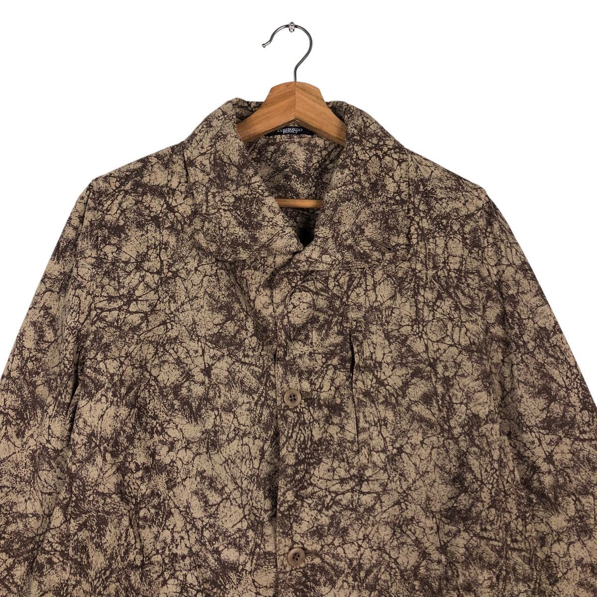 Japanese Brand 🔥Vintage Biker Jacket Tornado Mart Rare Design Camouflage Size US L / EU 52-54 / 3 - 3 Thumbnail