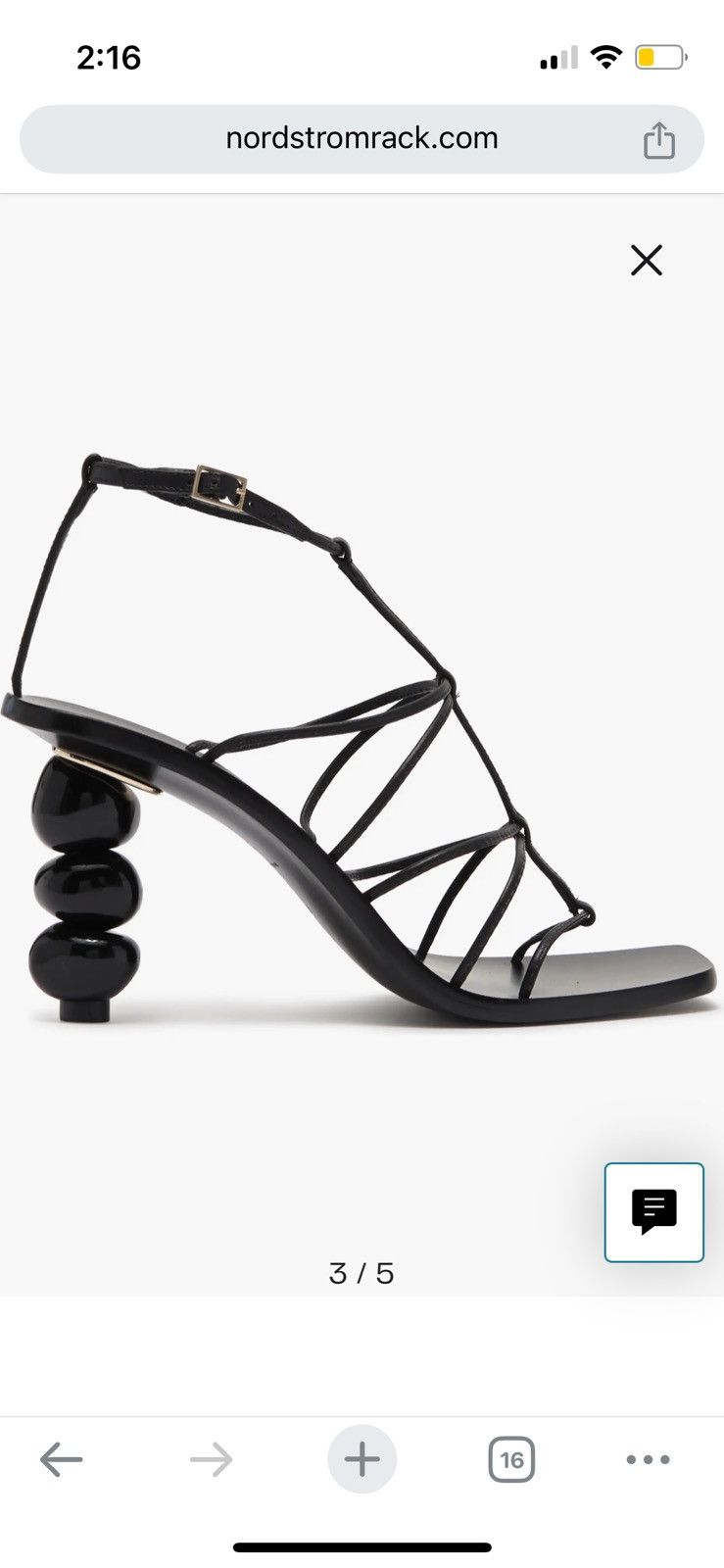 Cult Gaia Cult Gaia Pertra Sandal, Sand Color Size US 8 / IT 38 - 7 Thumbnail
