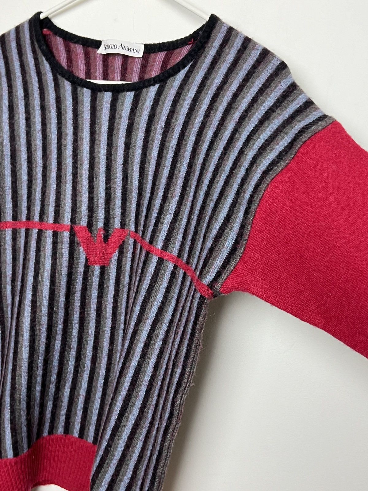 Giorgio Armani armani 90s wool alpaca vintage sweater s-m Size US M / EU 48-50 / 2 - 5 Thumbnail