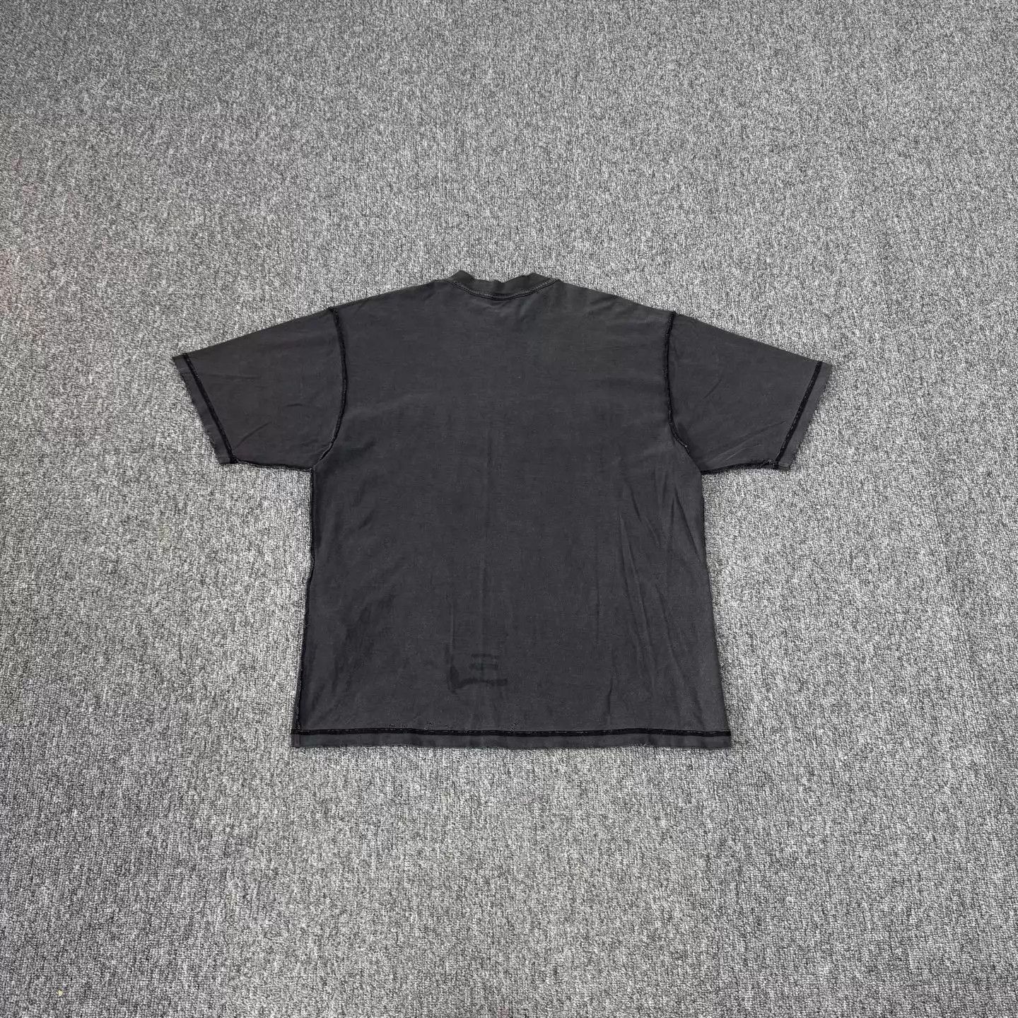 Balenciaga Balenciaga Washed Distressed Applique Logo Tee S 99 New Size US S / EU 44-46 / 1 - 2 Thumbnail