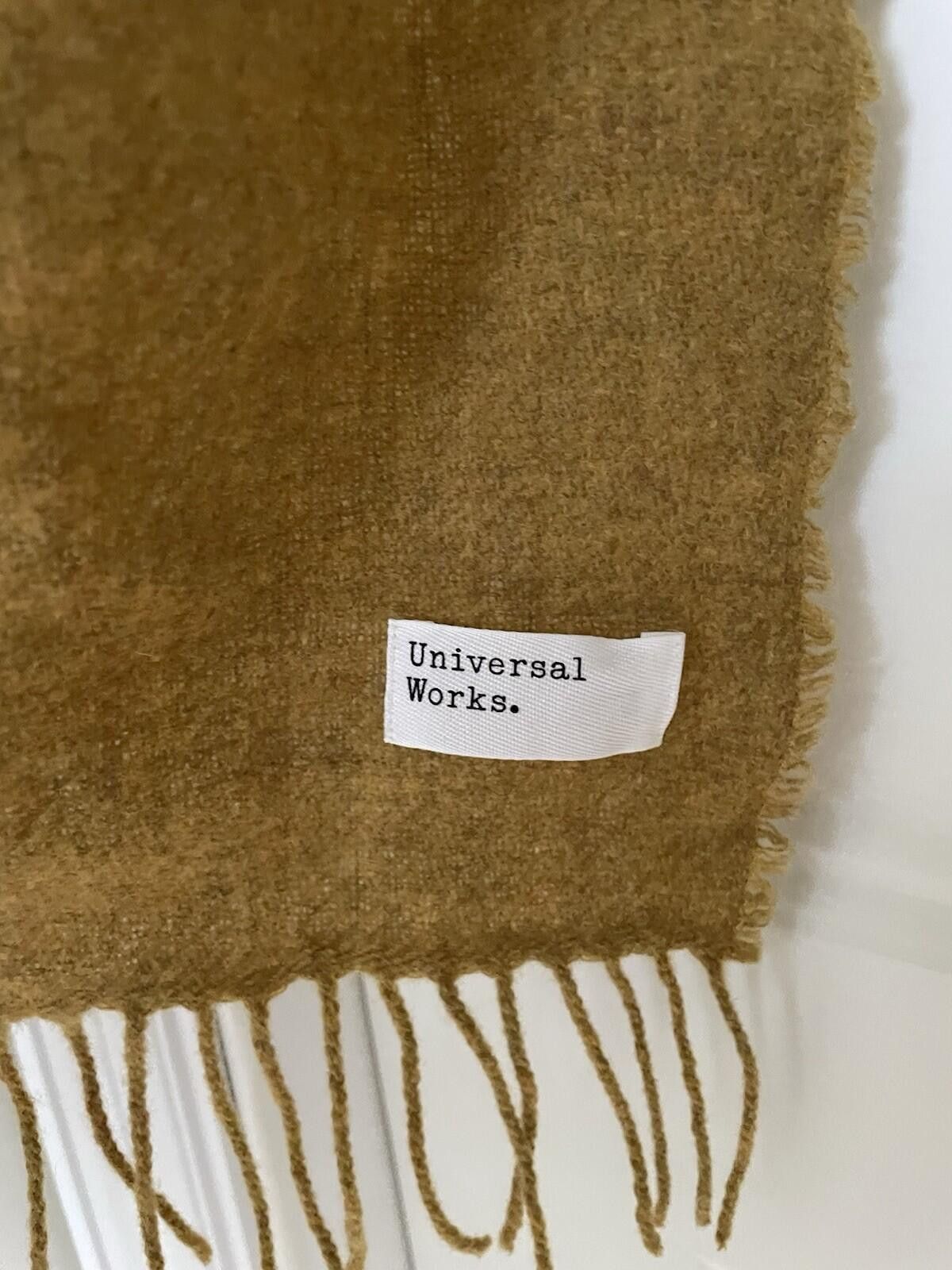 Universal Works Universal Works Wool Mustard Yellow Scarf Size ONE SIZE - 2 Thumbnail