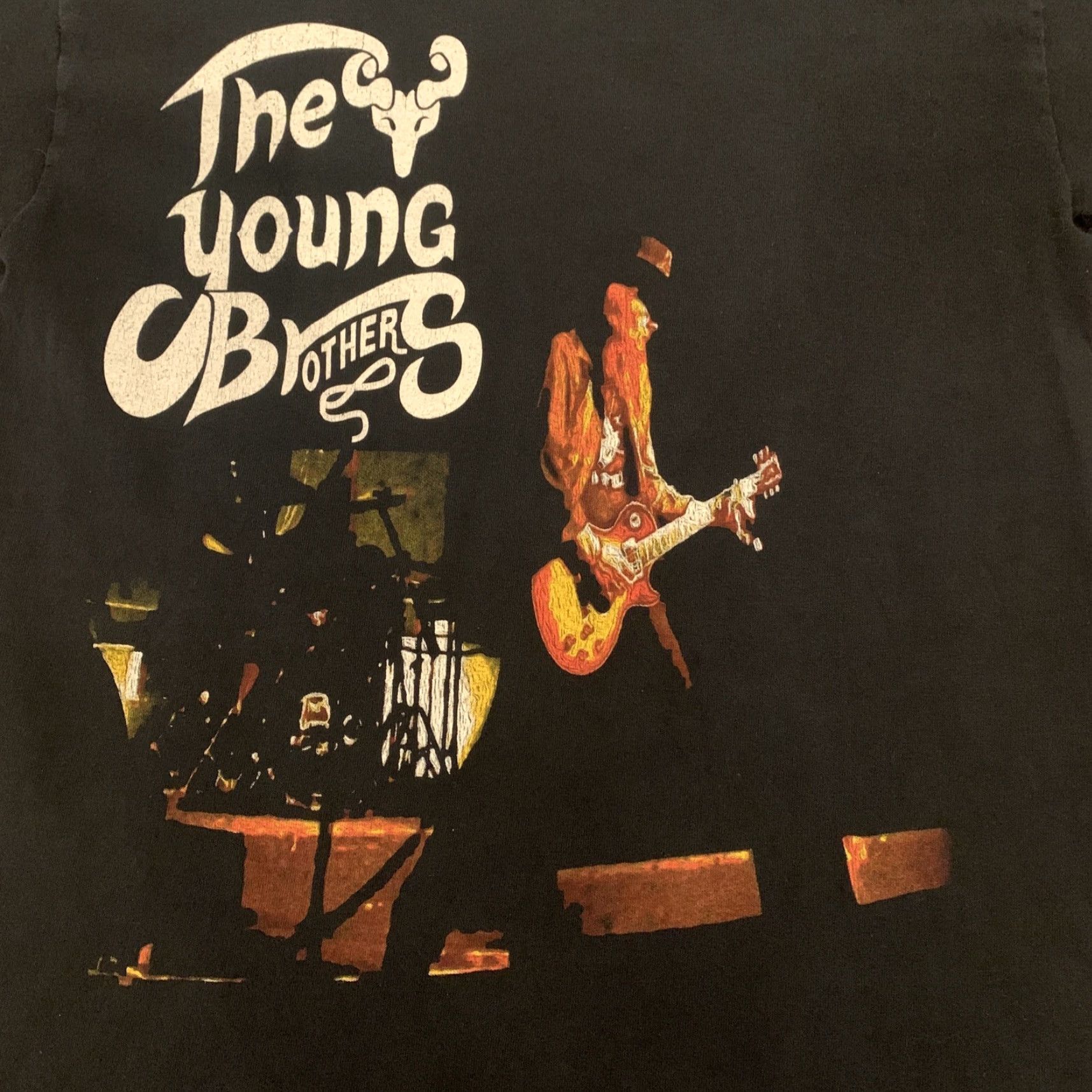 Vintage VINTAGE Rare The Young Brothers T-Shirt Size S Black Classic Rock Mens Size US S / EU 44-46 / 1 - 2 Thumbnail