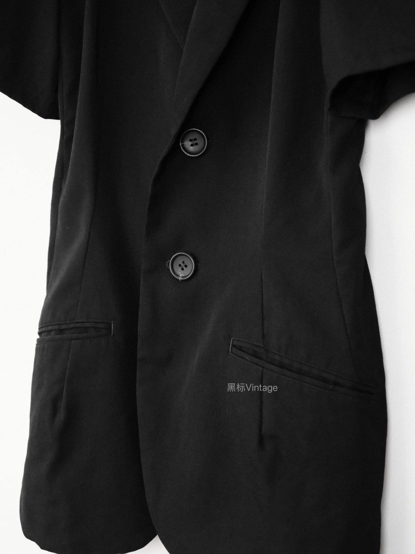 Yohji Yamamoto Yohji Yamamoto 22ss Vtg Minimal Notch Lapel Short Jkt Size S / US 4 / IT 40 - 6 Thumbnail