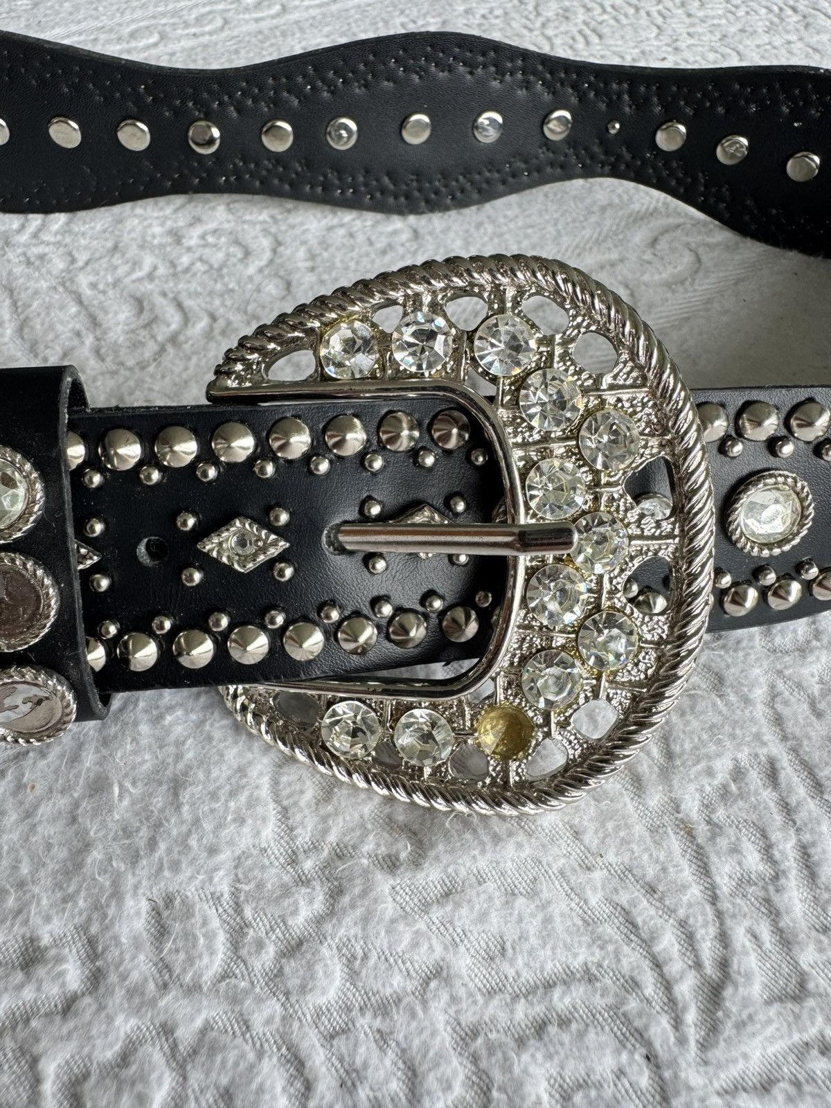 Japanese Brand Clichy Bling Studded Belt Size ONE SIZE - 4 Thumbnail