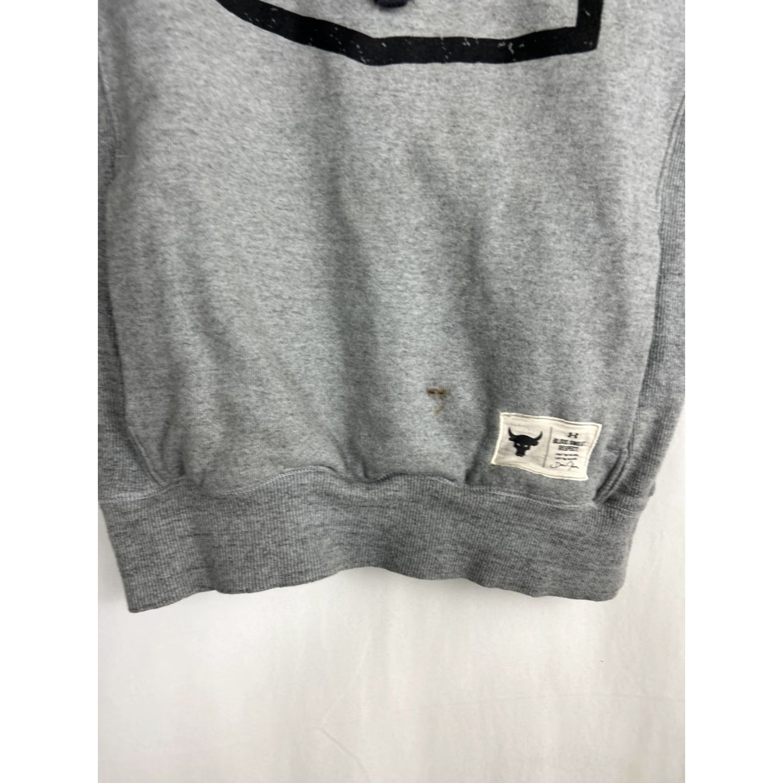 Under Armour VINTAGE Project Rock x Under Armour UA Brahma Bull Warm Up Hoodie Men’s Sz Small Gray Size US S / EU 44-46 / 1 - 5 Thumbnail