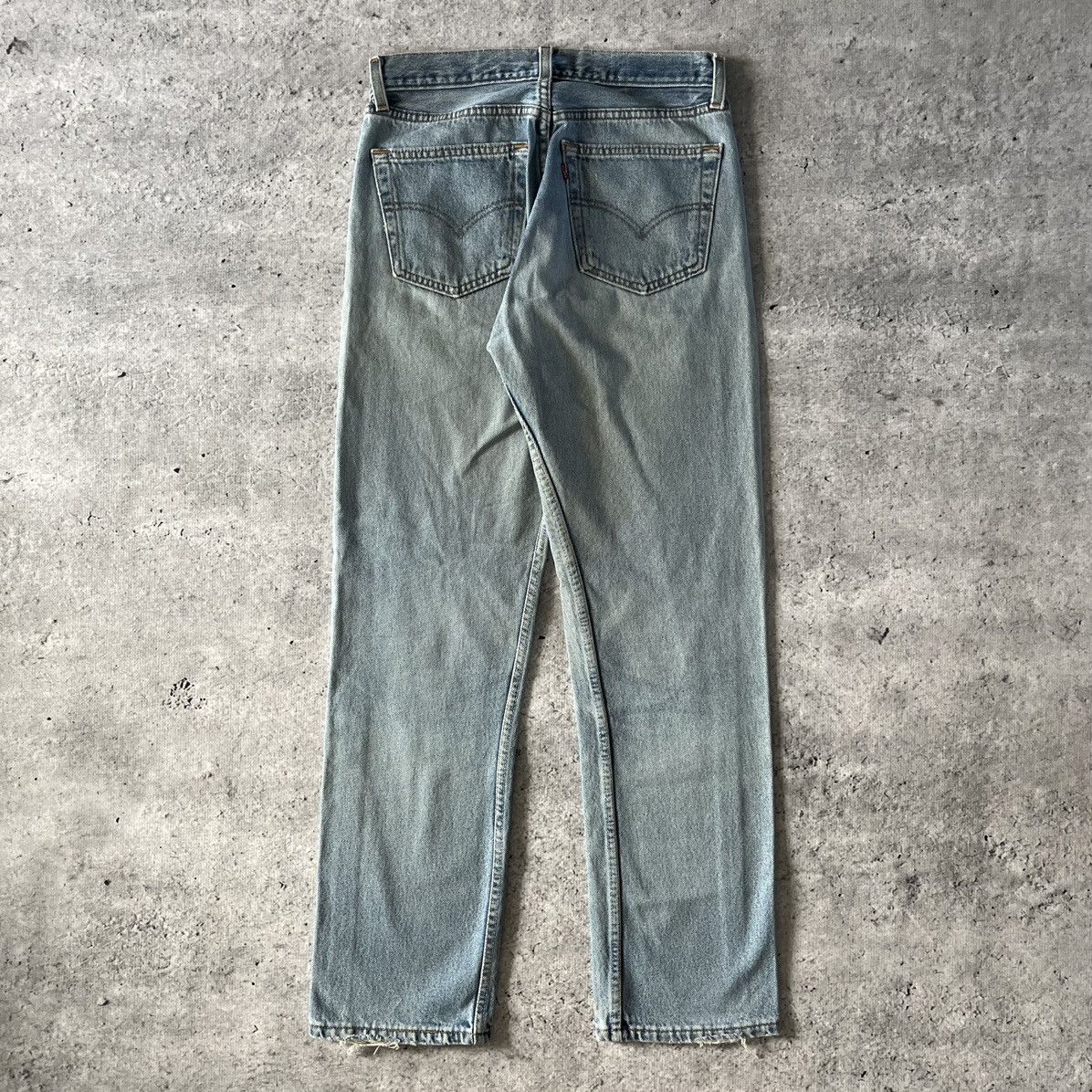 Levi's × Vintage Levis 501 washed babyblue 32x32 vintage 90s distressed Size US 32 / EU 48 - 1 Thumbnail