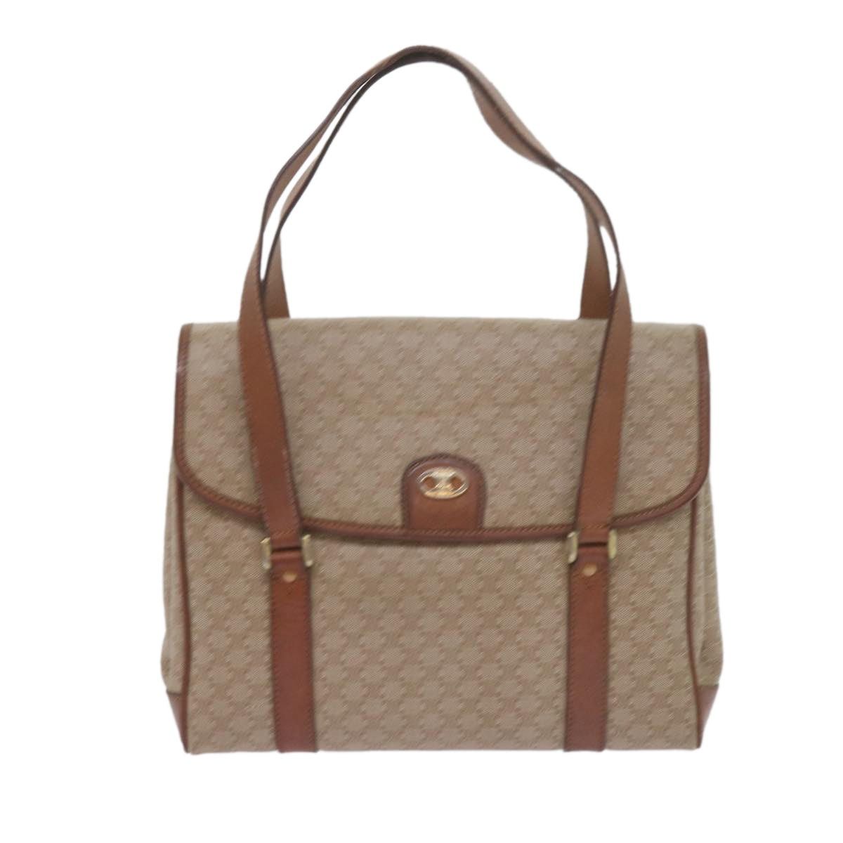 Celine CELINE Macadam Canvas Shoulder Bag Beige Size ONE SIZE - 2 Thumbnail
