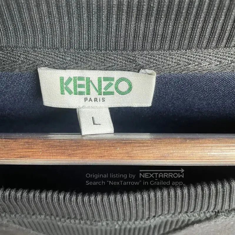 Kenzo KENZO Gray Graphic Men's Sweatshirt . Size US L / EU 52-54 / 3 - 4 Thumbnail