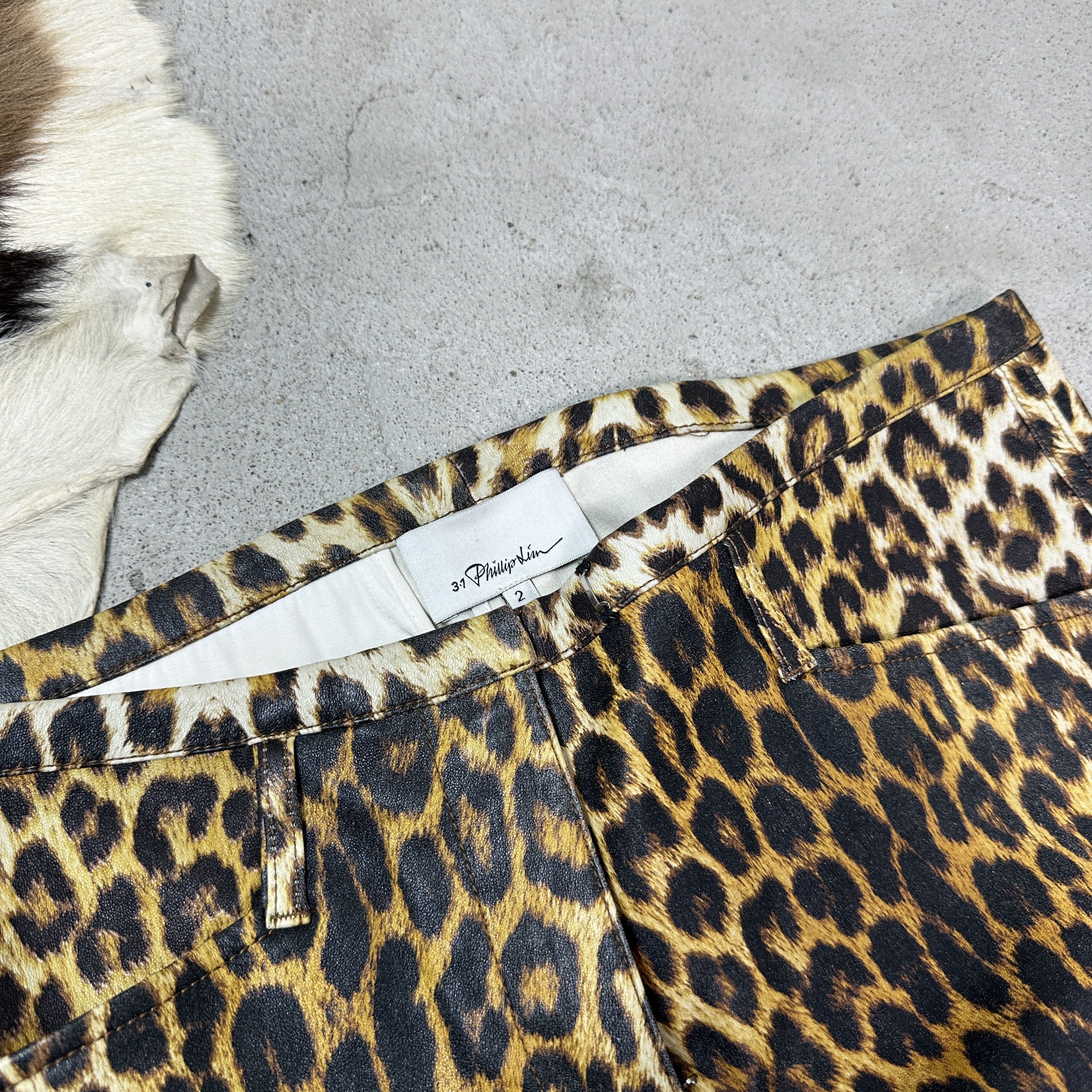 3.1 Phillip Lim Vintage Avant Garde Leather 3.1 Philipp Lim Pants Y2K Size 25" / US 0 / IT 36 - 5 Thumbnail