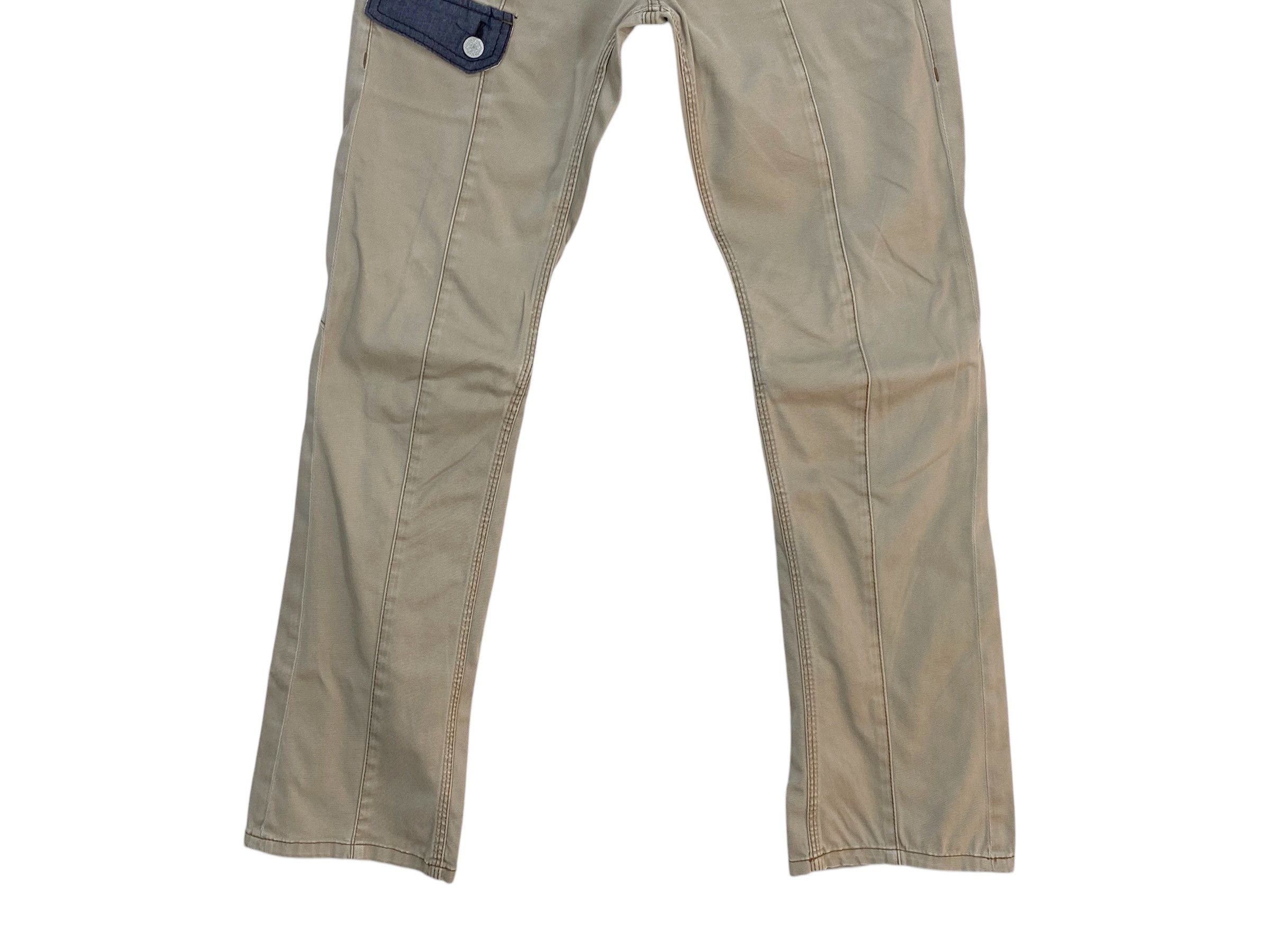 Japanese Brand × Nicole Club Nicole Hideaways Pants Multi Zipper Flare Jeans Size US 34 / EU 50 - 4 Thumbnail