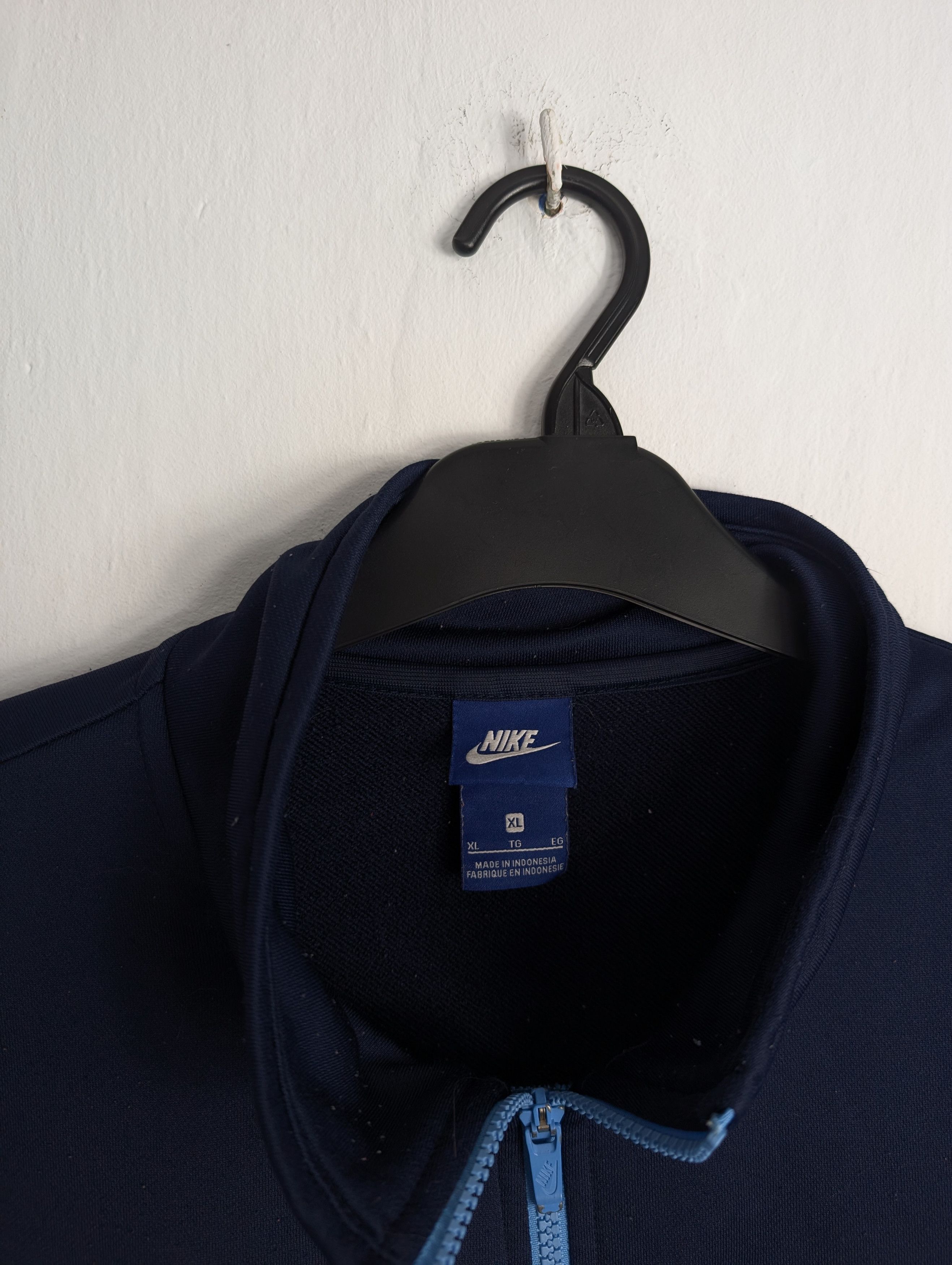 Nike × Vintage Nike Sportswear Track Top Vintage Zip Sweatshirt Y2K Size US XL / EU 56 / 4 - 4 Thumbnail