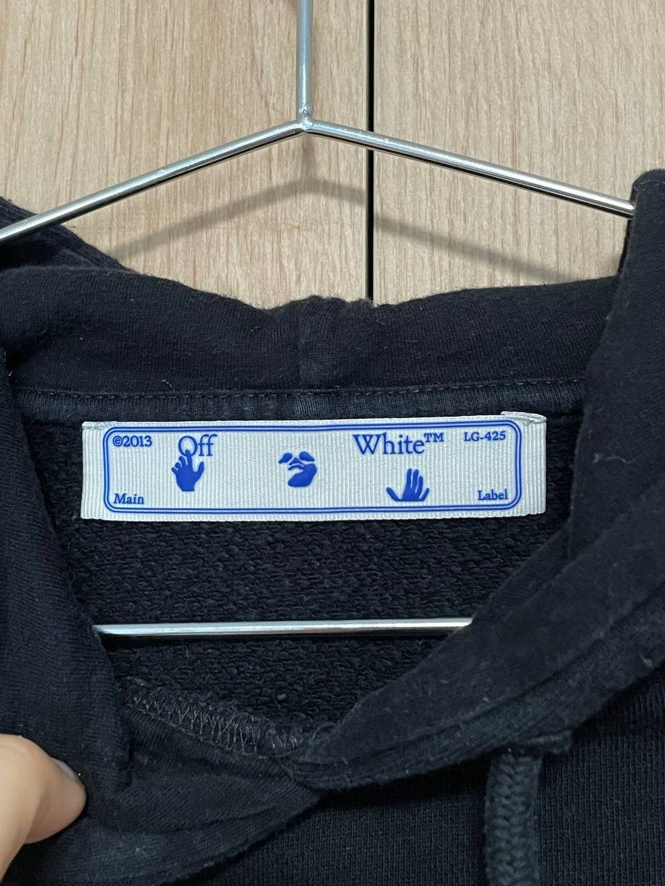 Off-White Off-White Black Small Logo Hoodie Size US M / EU 48-50 / 2 - 3 Thumbnail