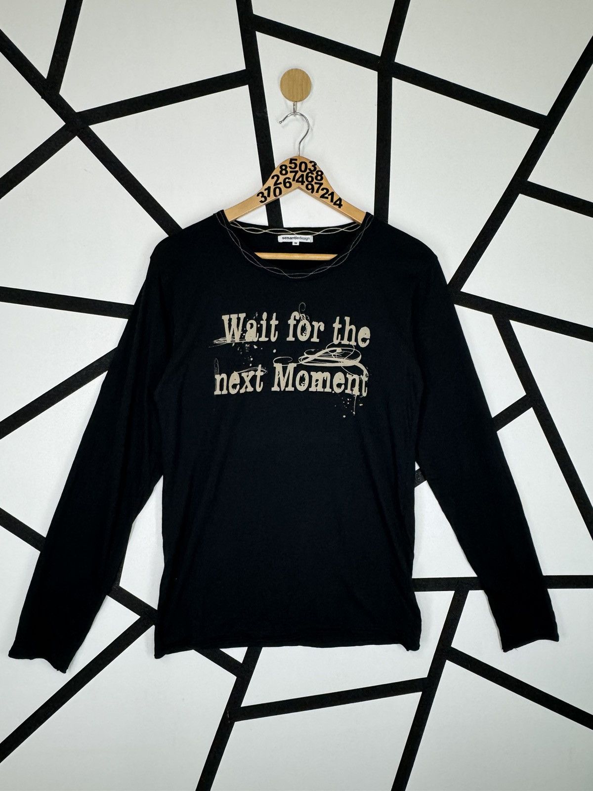 If Six Was Nine × Le Grande Bleu (L.G.B.) × semanticdesign Wait For Next Moment Semantic Design Longsleve Size US XS / EU 42 / 0 - 1 Thumbnail