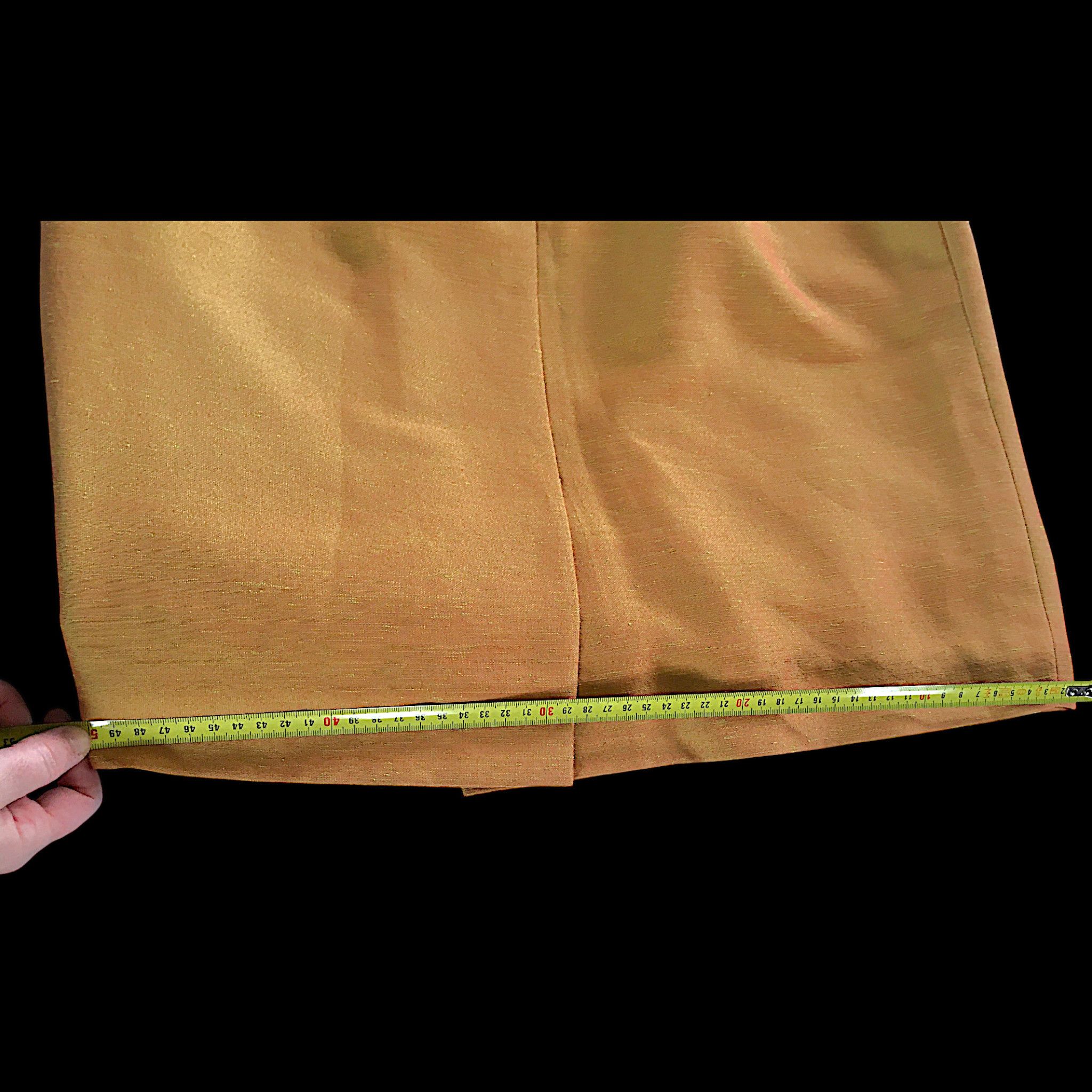 Vintage Vintage Silk Shantung Dress – Retro 1960s Design, Sheath Fit Size M / US 6-8 / IT 42-44 - 17 Thumbnail