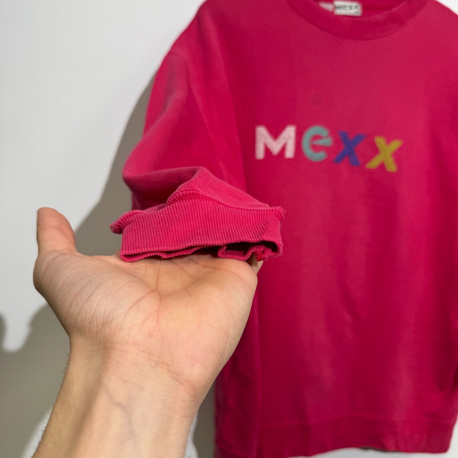 Vintage Vintage Unisex Pink Cotton Crewneck Size M Mexx 90s Y2k Size US M / EU 48-50 / 2 - 6 Thumbnail