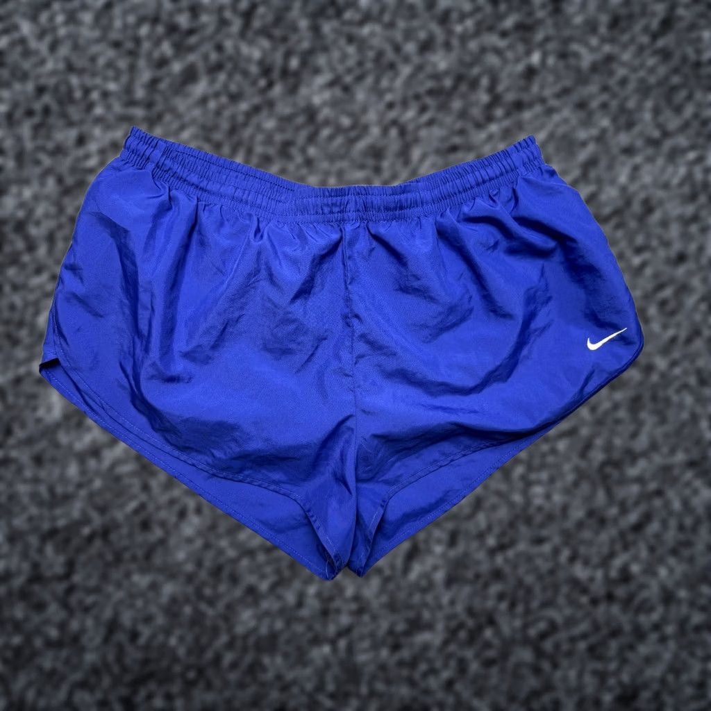 Nike Nike Dri Fit Training Shorts Mens M Blue Athletic Knit Polyester Shorts Size US 31 - 1 Thumbnail