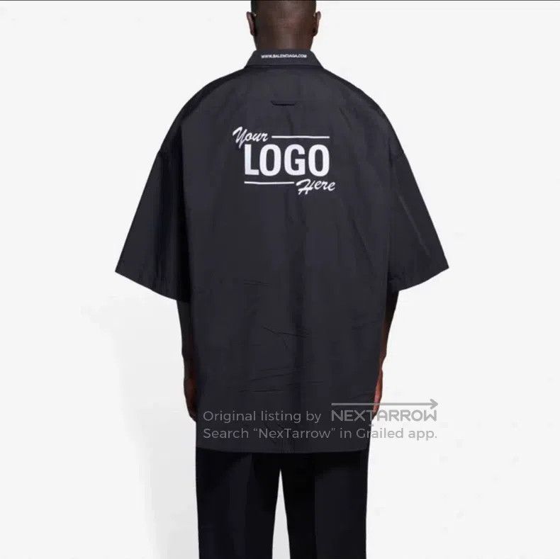 Other Balenciaga Black Logo Short Sleeve Shirt Size US XS / EU 42 / 0 - 5 Thumbnail