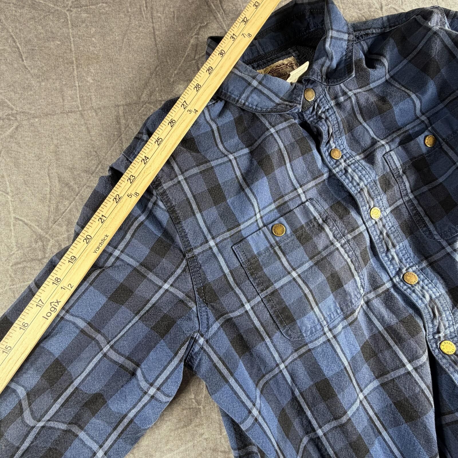 L.L. Bean L.L. Bean Jacket Men's M Blue Katahdin Iron Works Fleece Size US M / EU 48-50 / 2 - 6 Thumbnail