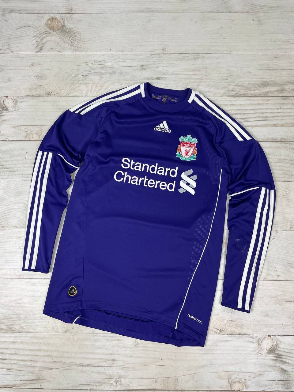 Adidas Liverpool 2010 2012 Goalkeeper Long Sleeve Shirt Jersey Size US S / EU 44-46 / 1 - 1 Thumbnail