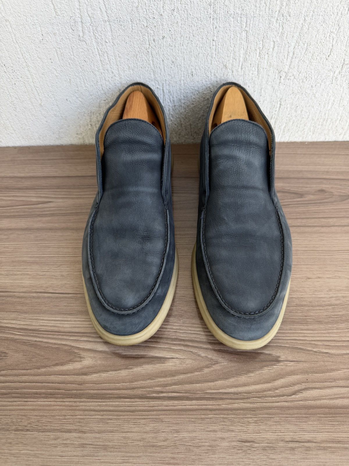 Loro Piana open walk leather loafers Size US 10 / EU 43 - 5 Thumbnail