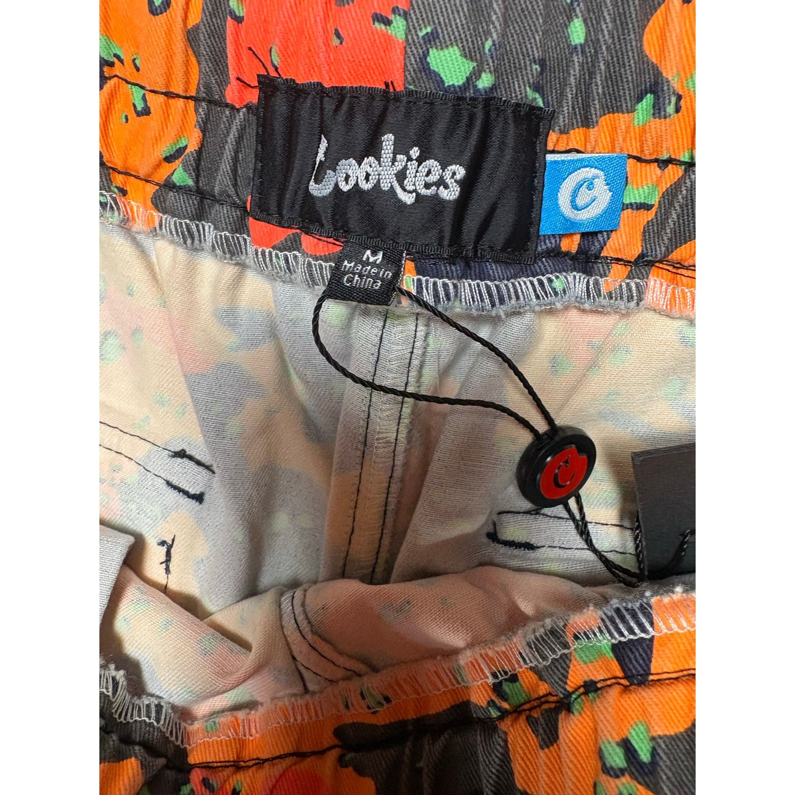 Cookies NWT Men's Medium Orange Camo Pants by Cookies Size US 34 / EU 50 - 2 Thumbnail