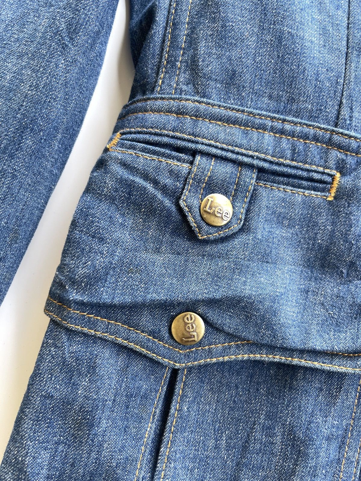 Lee Rare!!! True 70s Lee Sanfor Set Denim Jacket Size US M / EU 48-50 / 2 - 11 Thumbnail