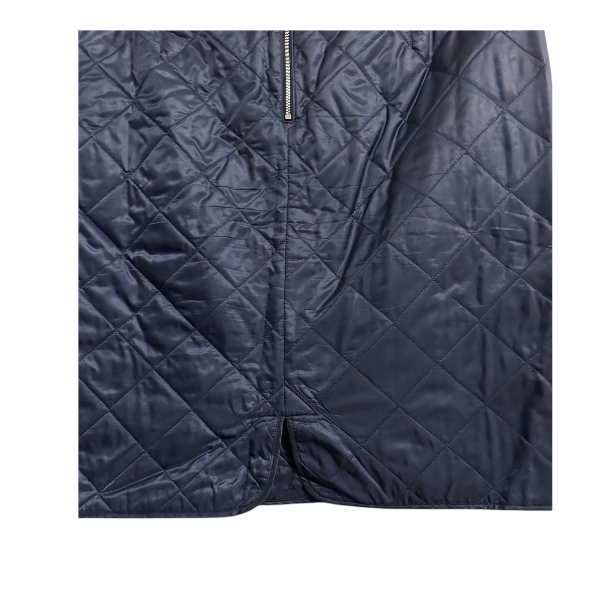 Dries Van Noten Dries Van Noten Blue Quilted Straight Skirt, Size 42EU Size 30" / US 8 / IT 44 - 7 Thumbnail