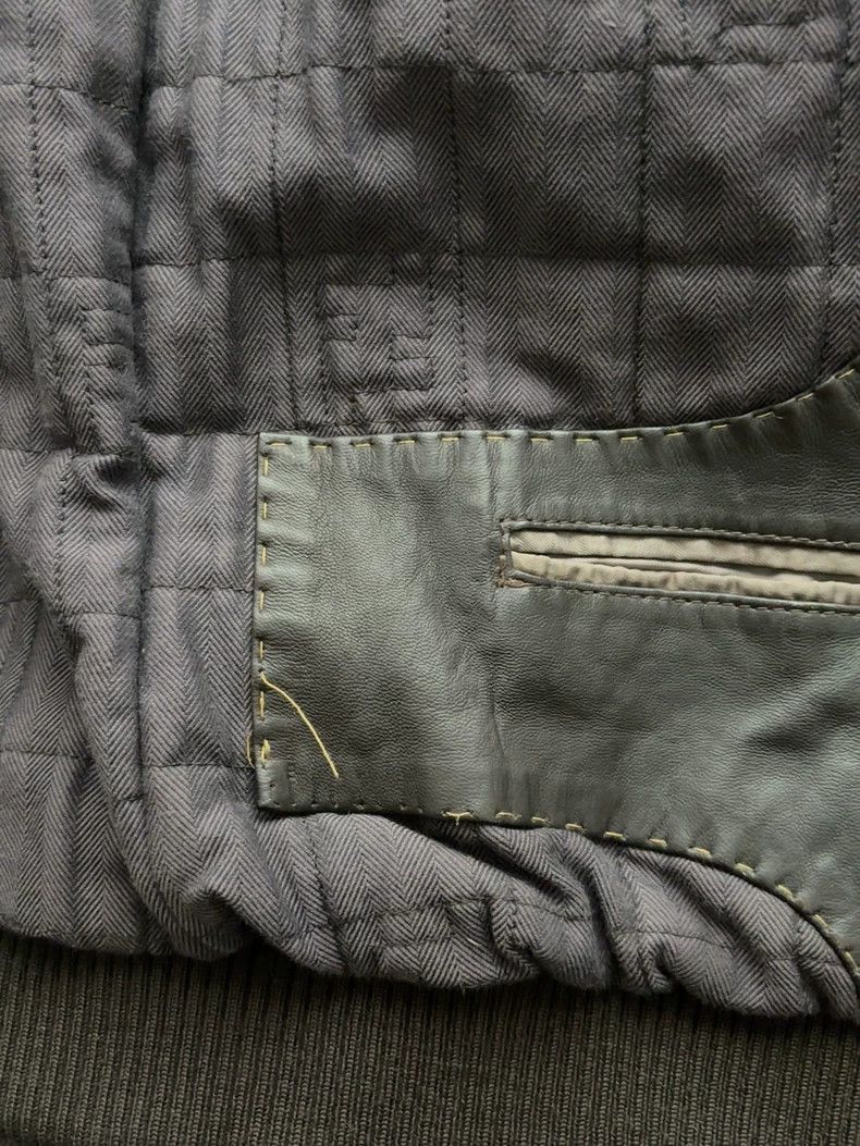 Fendi Fendi Leather Jacket with Button Closure Size US M / EU 48-50 / 2 - 9 Thumbnail