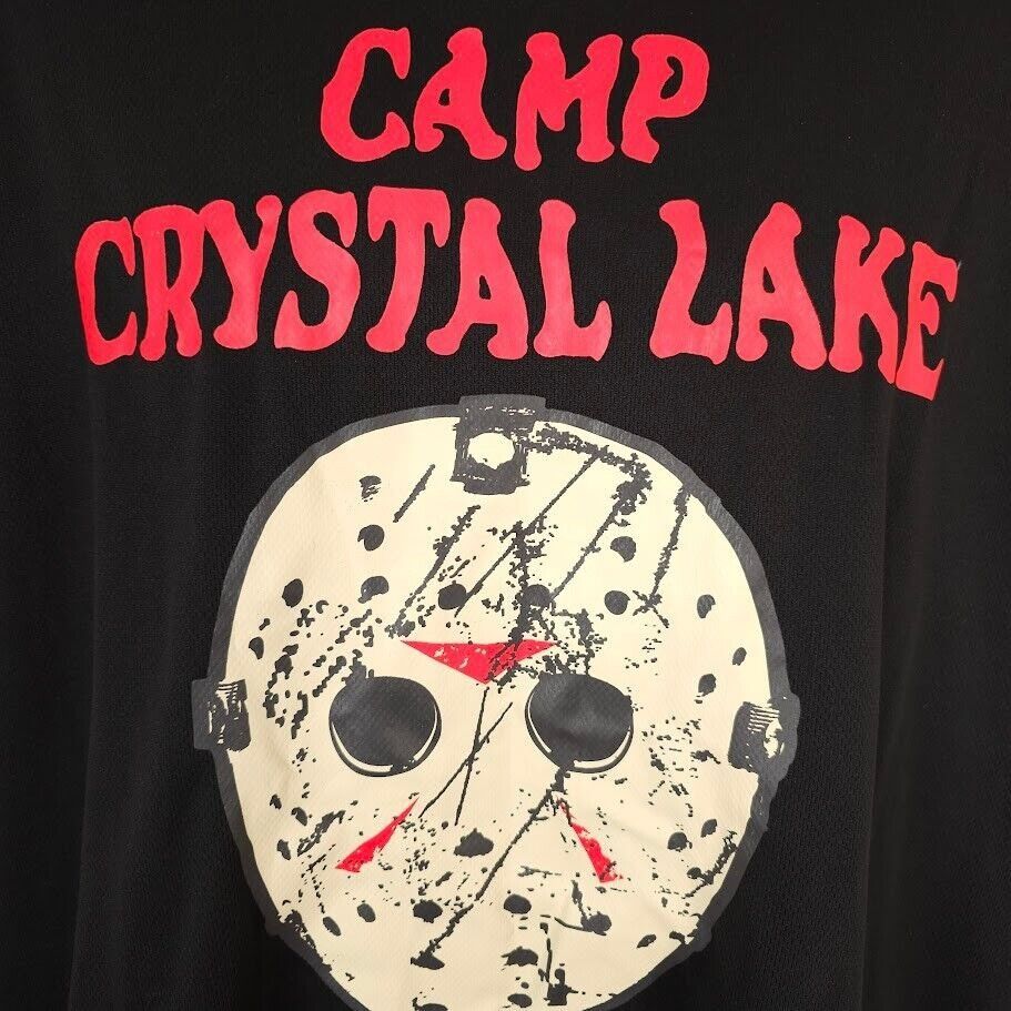 Other Friday The 13th Hockey Jersey Mens Size XL Black Camp Size US XL / EU 56 / 4 - 2 Thumbnail