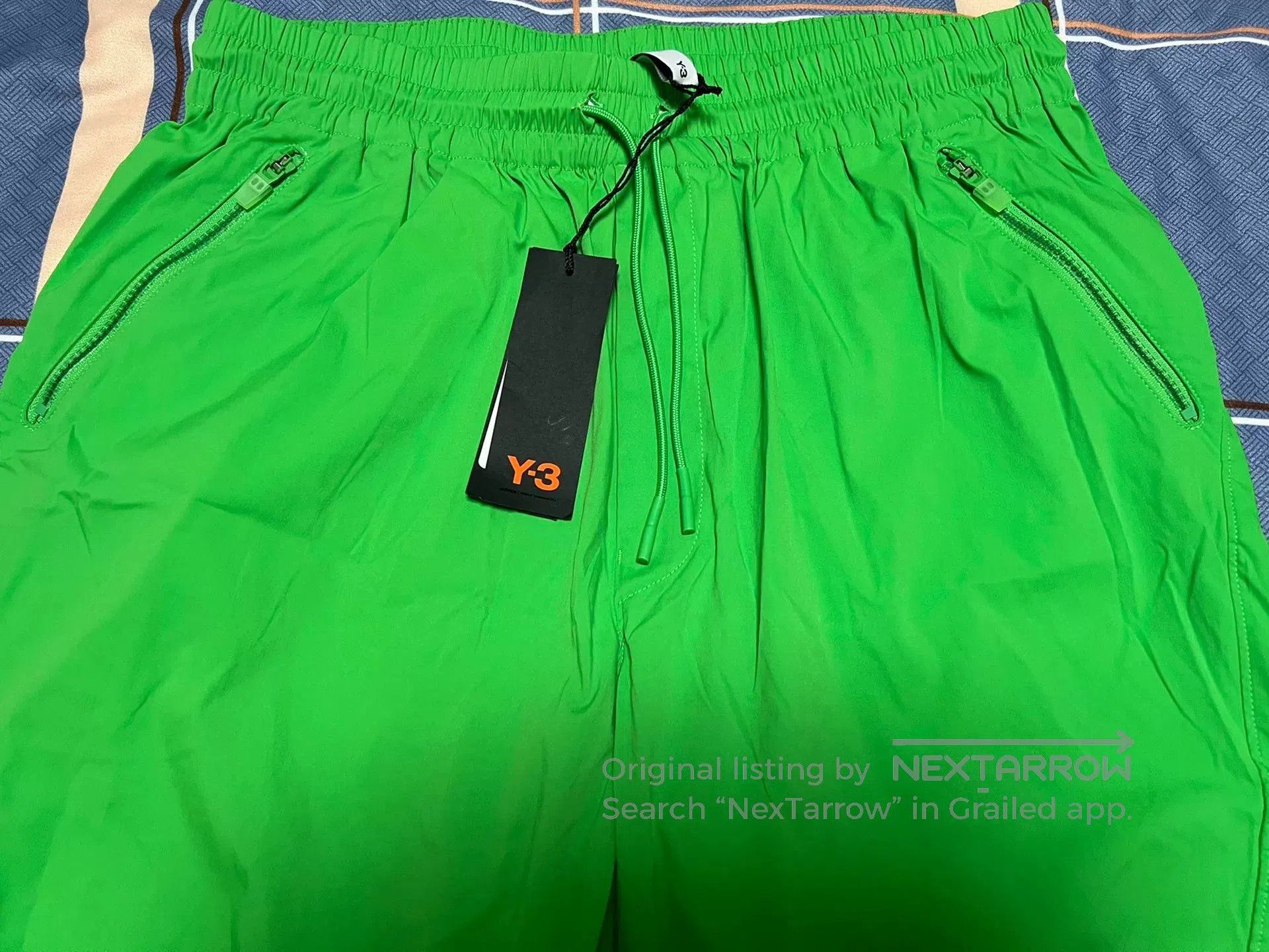 Y-3 Y-3 Men's Slim Fit Green Pants. Size US 30 / EU 46 - 5 Thumbnail