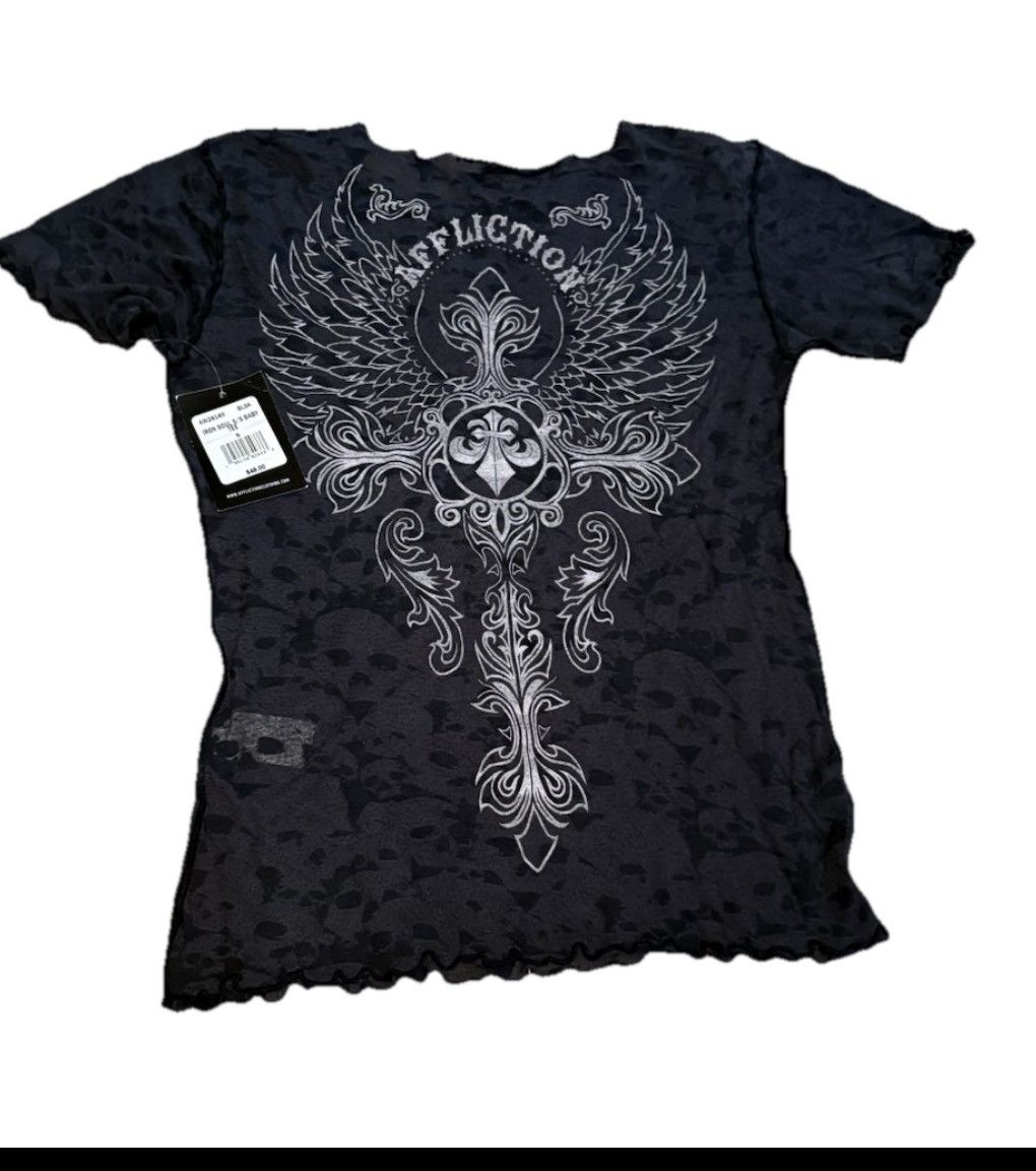 Affliction Womens Affliction Lightweight Baby Tee Size S / US 4 / IT 40 - 1 Thumbnail