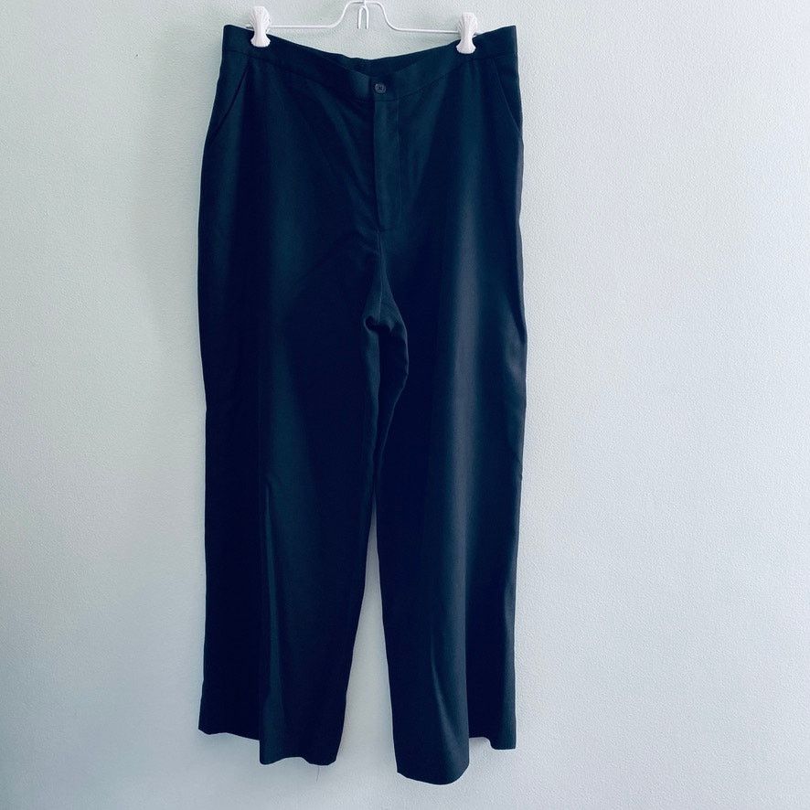 Lauren Ralph Lauren Lauren RL black silk dress pants Size 34" / US 12 / IT 48 - 2 Thumbnail