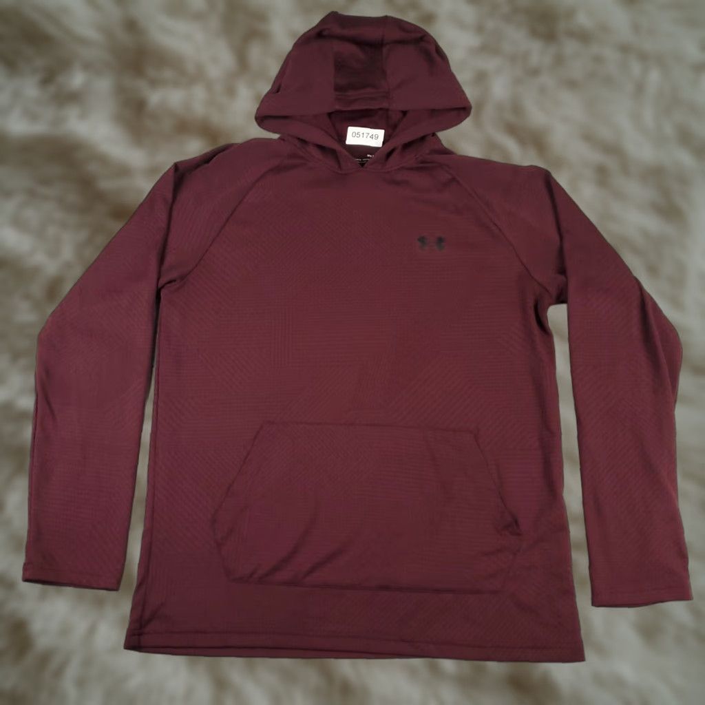 Under Armour Under Armour Shirt Mens Size Medium Burgundy Active Pullover Hoodie Size US M / EU 48-50 / 2 - 1 Thumbnail
