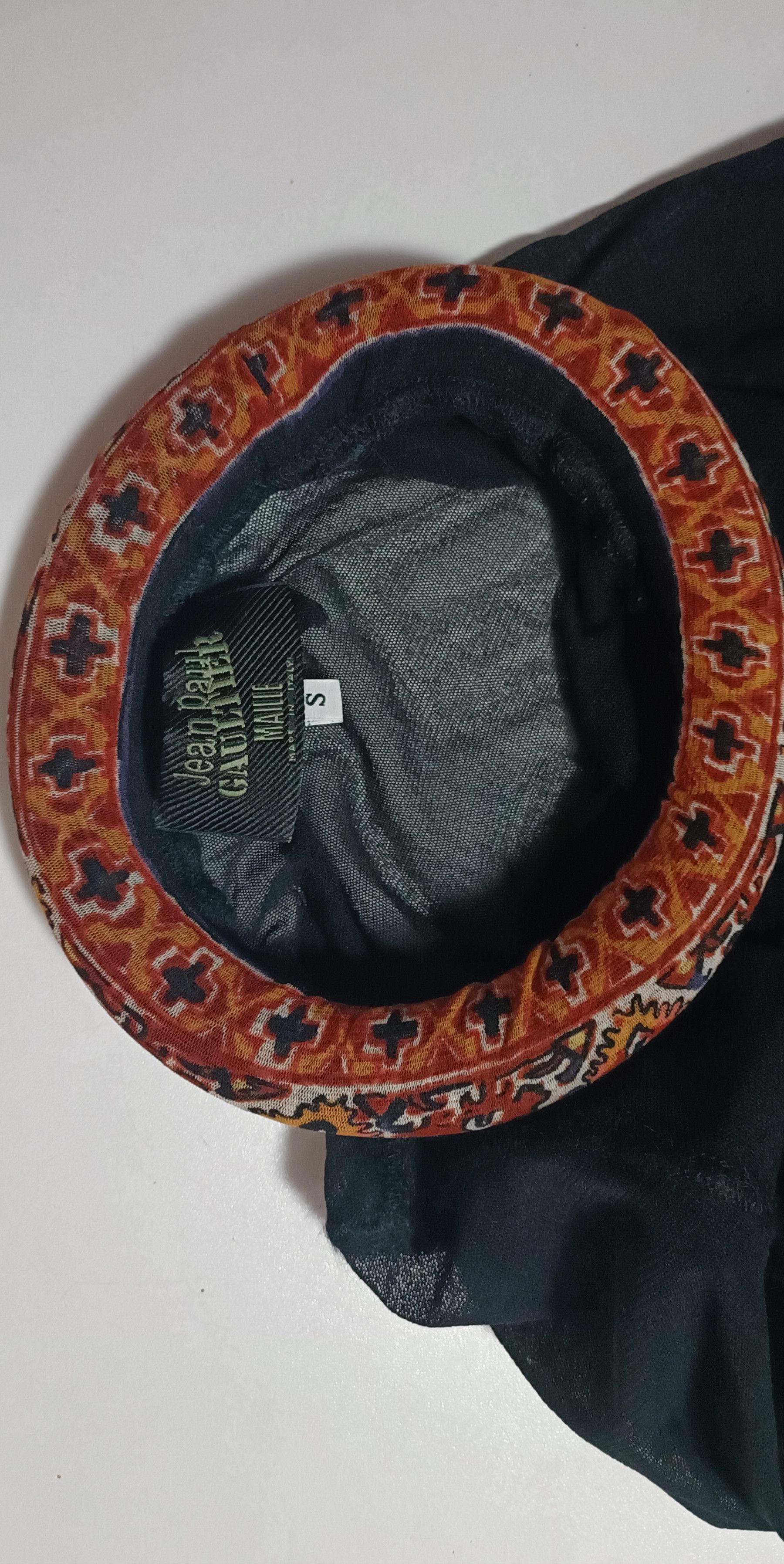 Jean Paul Gaultier 1999 _3D neckline and wrist mesh nylon top Size S / US 4 / IT 40 - 2 Thumbnail