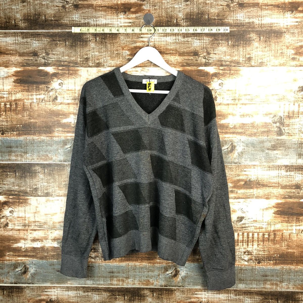 Homespun Knitwear × Japanese Brand Hi Land Grey japan vintage sweatshirt Knitwear #A1670 Size US M / EU 48-50 / 2 - 1 Thumbnail