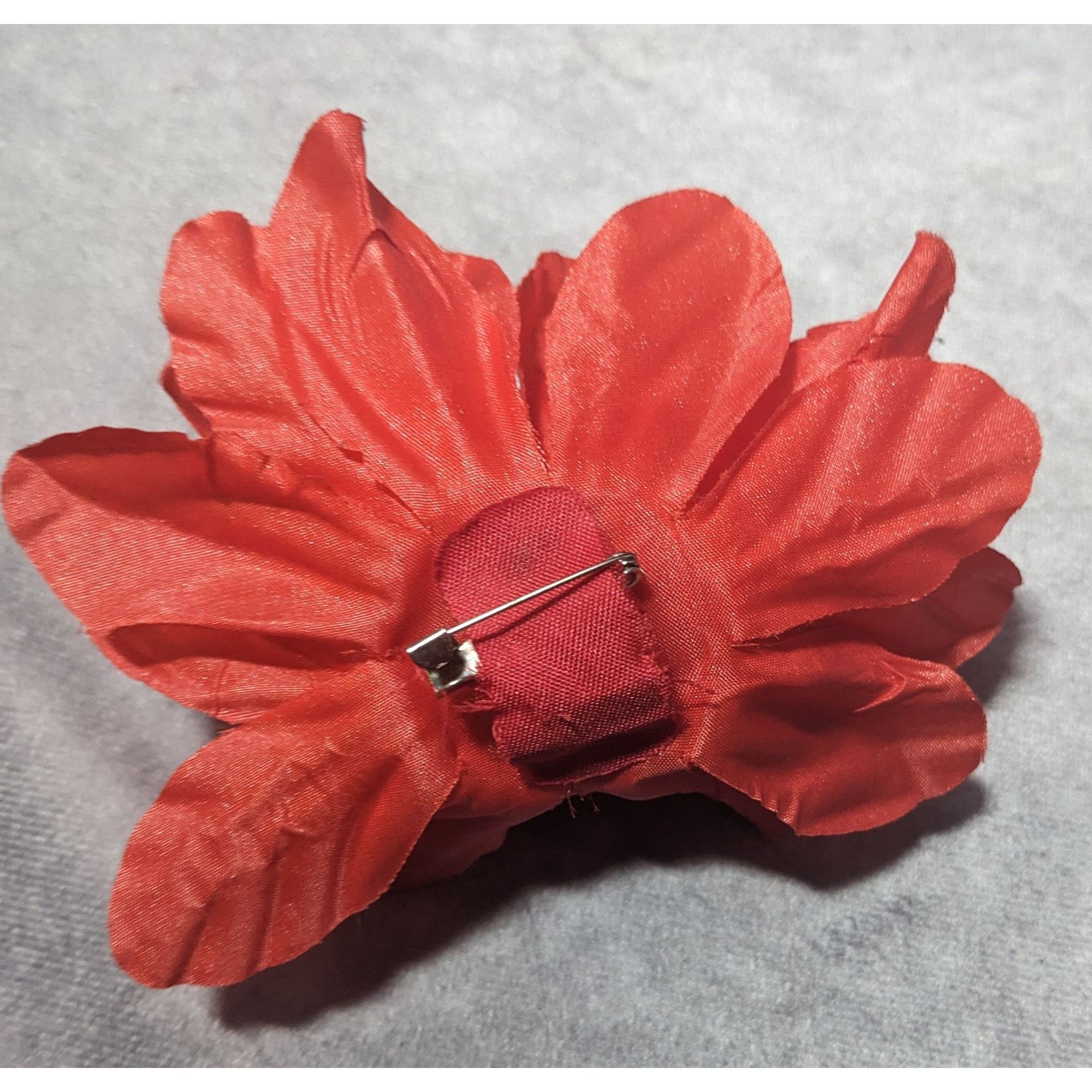 Other Red Floral Cottagecore Brooch With Bead Accents Size ONE SIZE - 5 Thumbnail