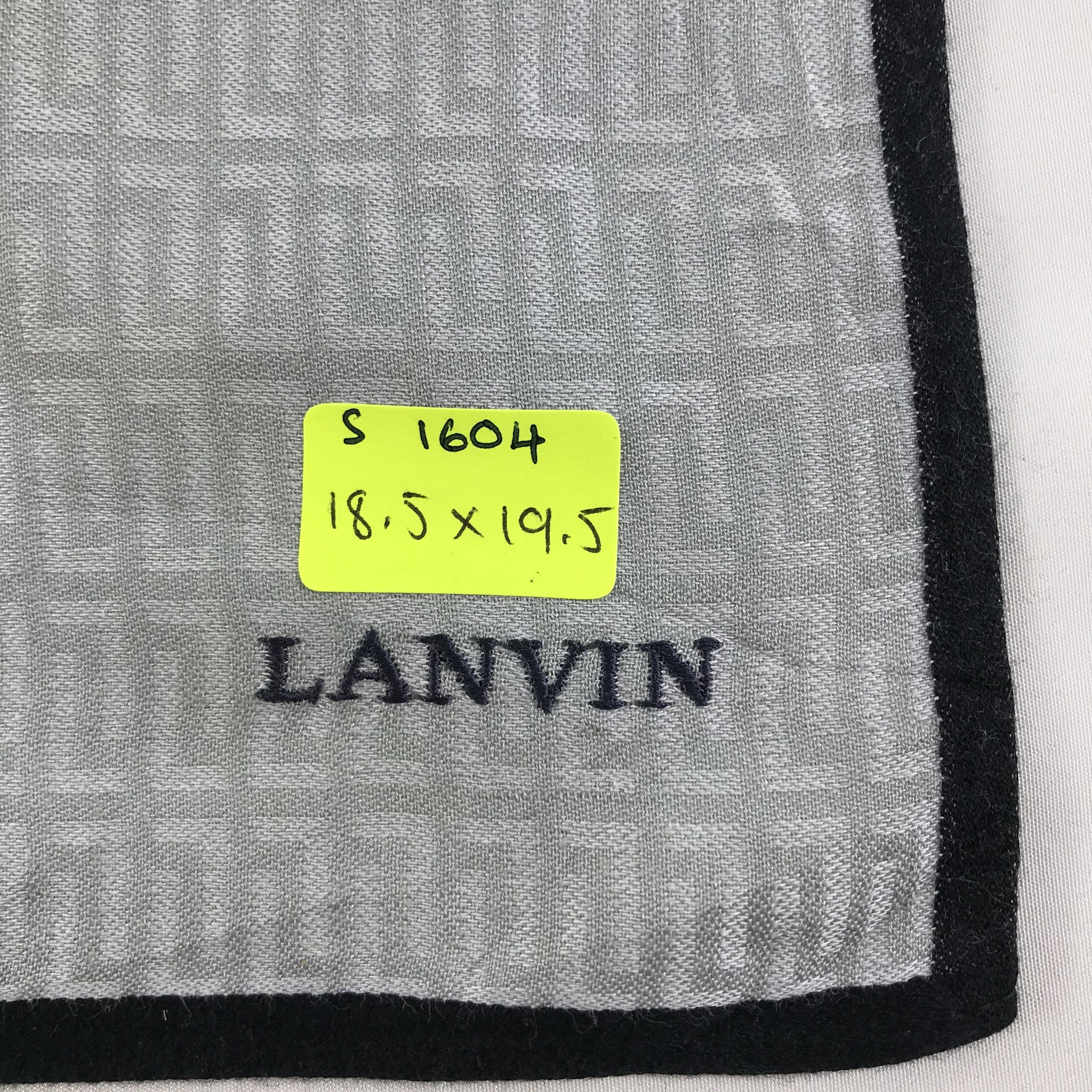 Lanvin × Vintage Lanvin Bandana / Handkerchief / Neckerchief - S1604 Size ONE SIZE - 5 Thumbnail