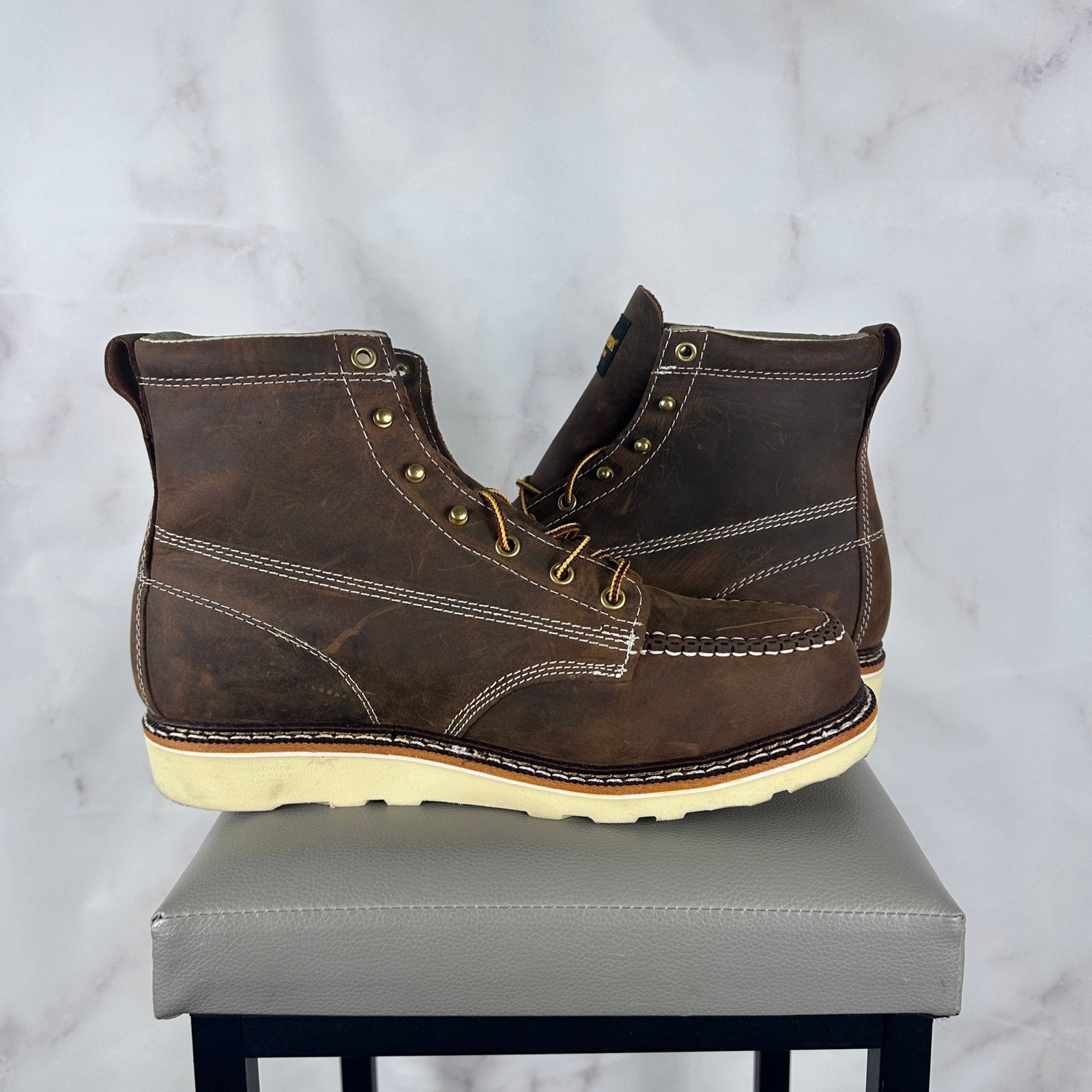 Chippewa Edge Walker 6" Lace-Up Brown Boot Size US 11.5 / EU 44-45 - 10 Thumbnail