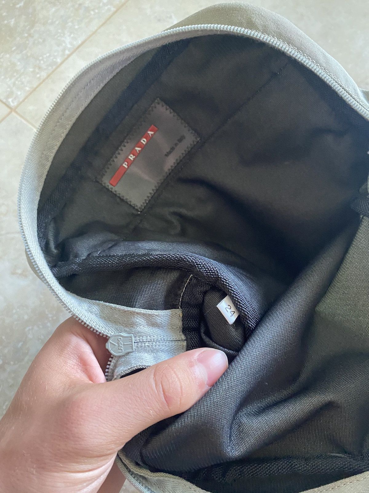 Prada PRADA SPORT 1999 LINEA ROSSA SLING BACKPACK BAG WHITE RARE Size ONE SIZE - 8 Thumbnail