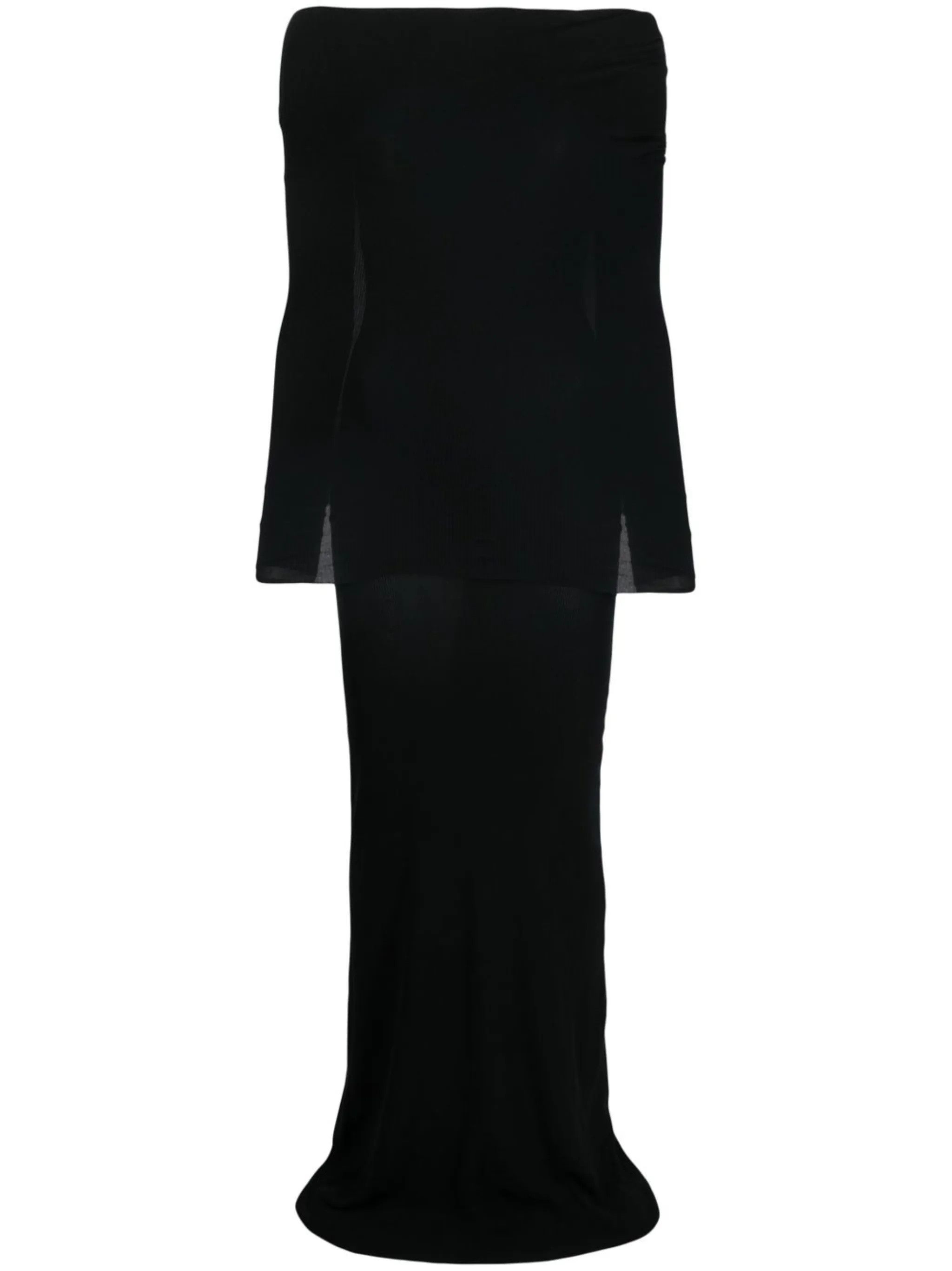 Balenciaga o1y0625 Maxi Dress in Black Size S / US 4 / IT 40 - 1 Thumbnail